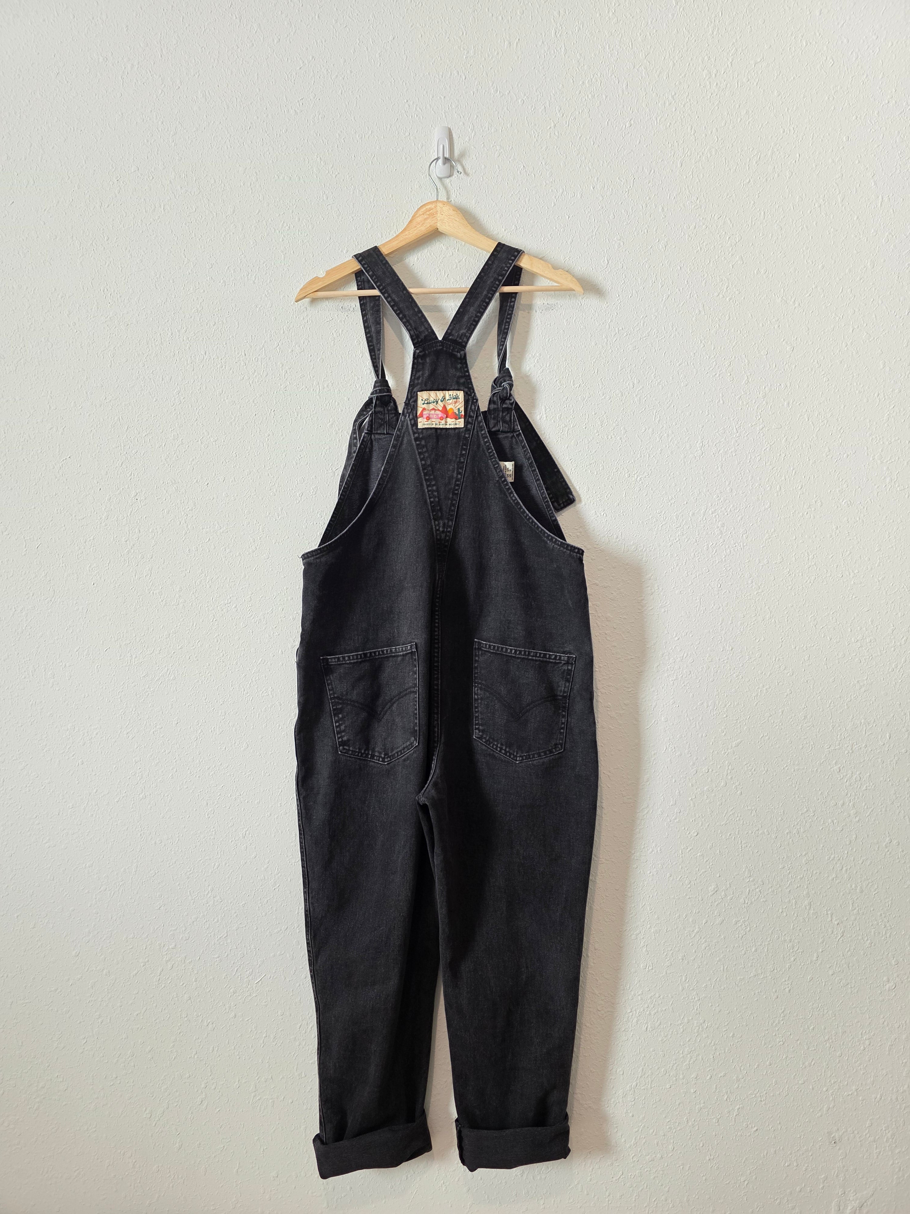 Lucy & Yak Black Denim Overalls (8L)