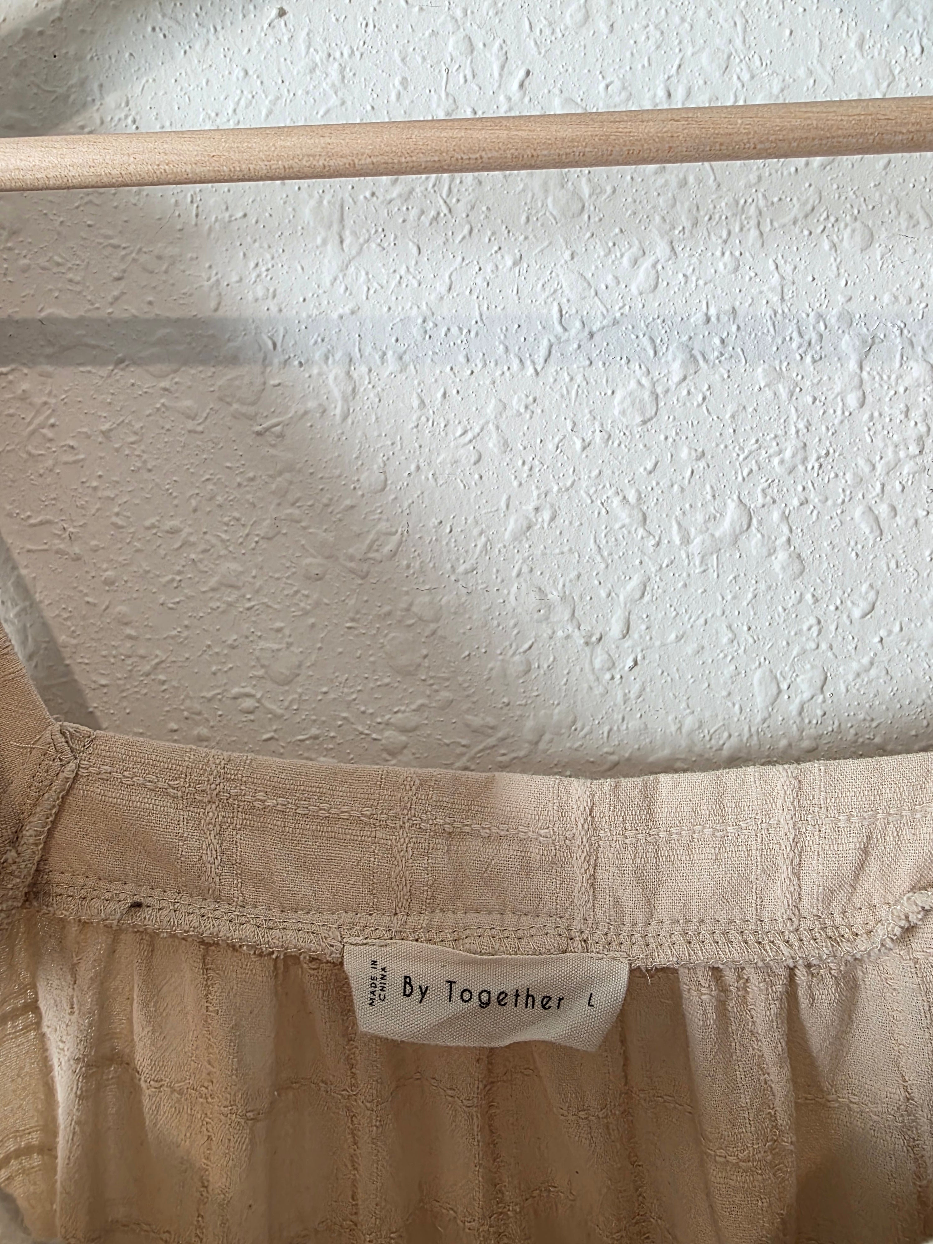 By Together Cotton Babydoll Tank (L)