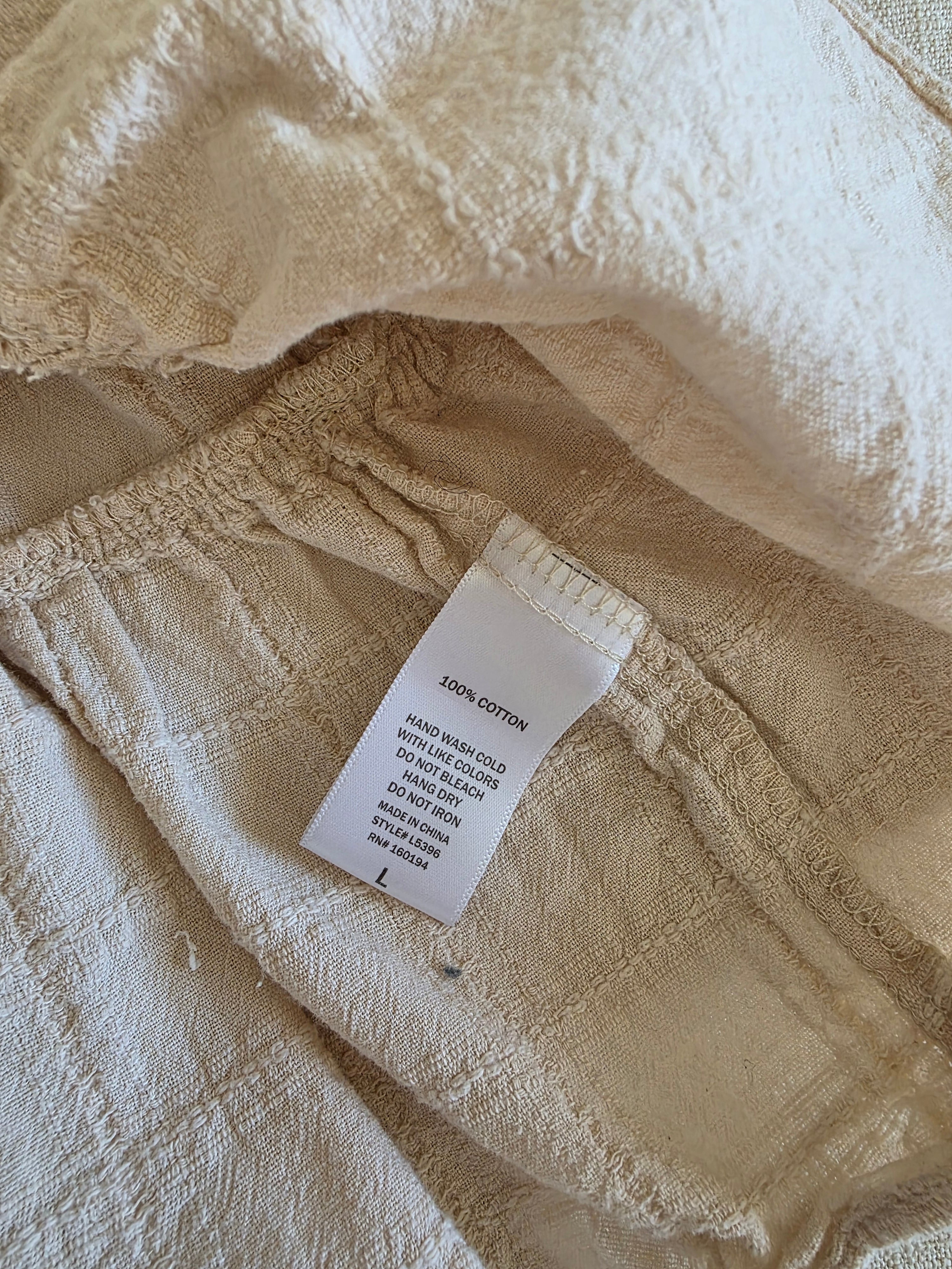 By Together Cotton Babydoll Tank (L)