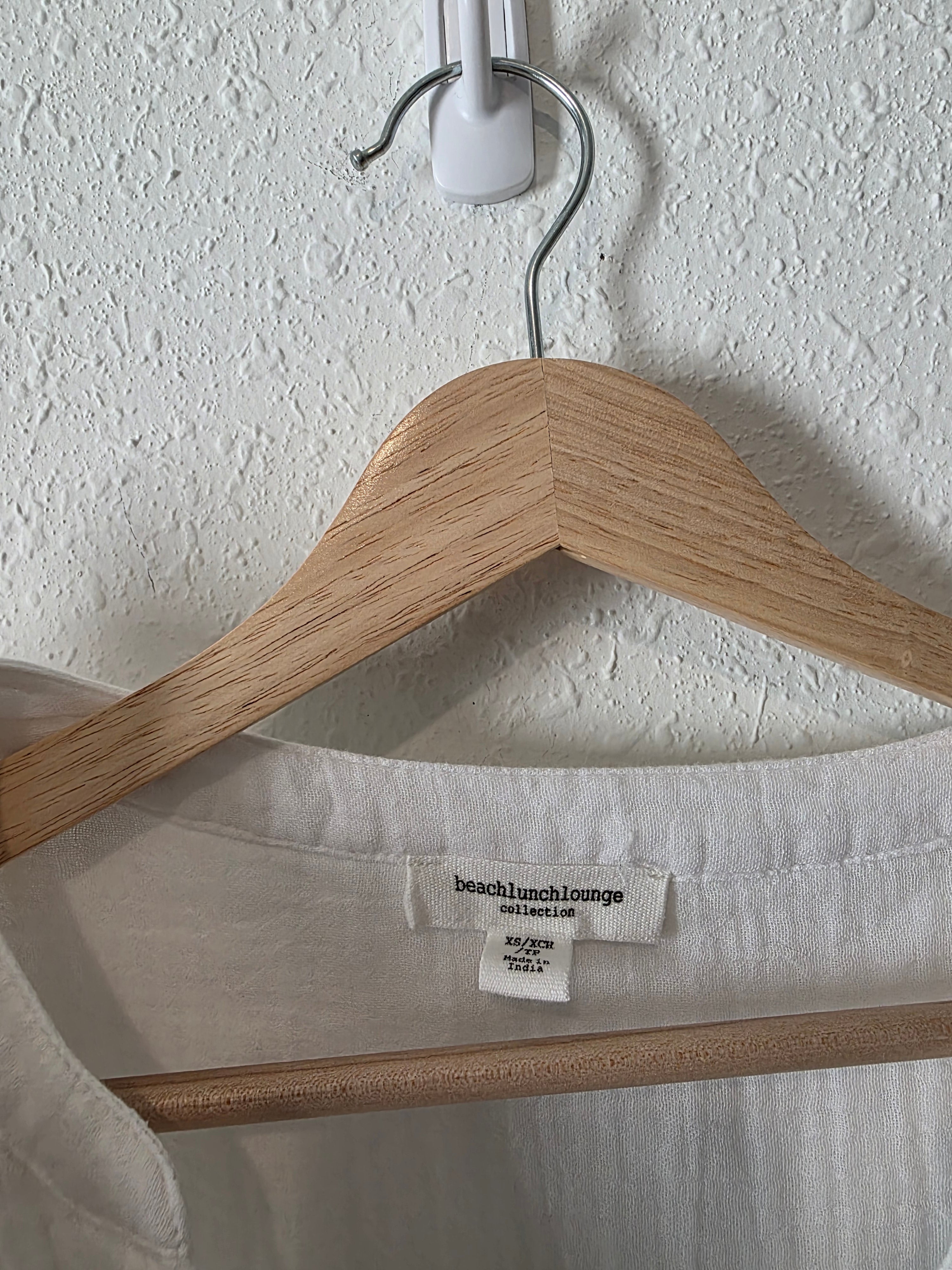 Oversized Cotton Gauze Top (XS)