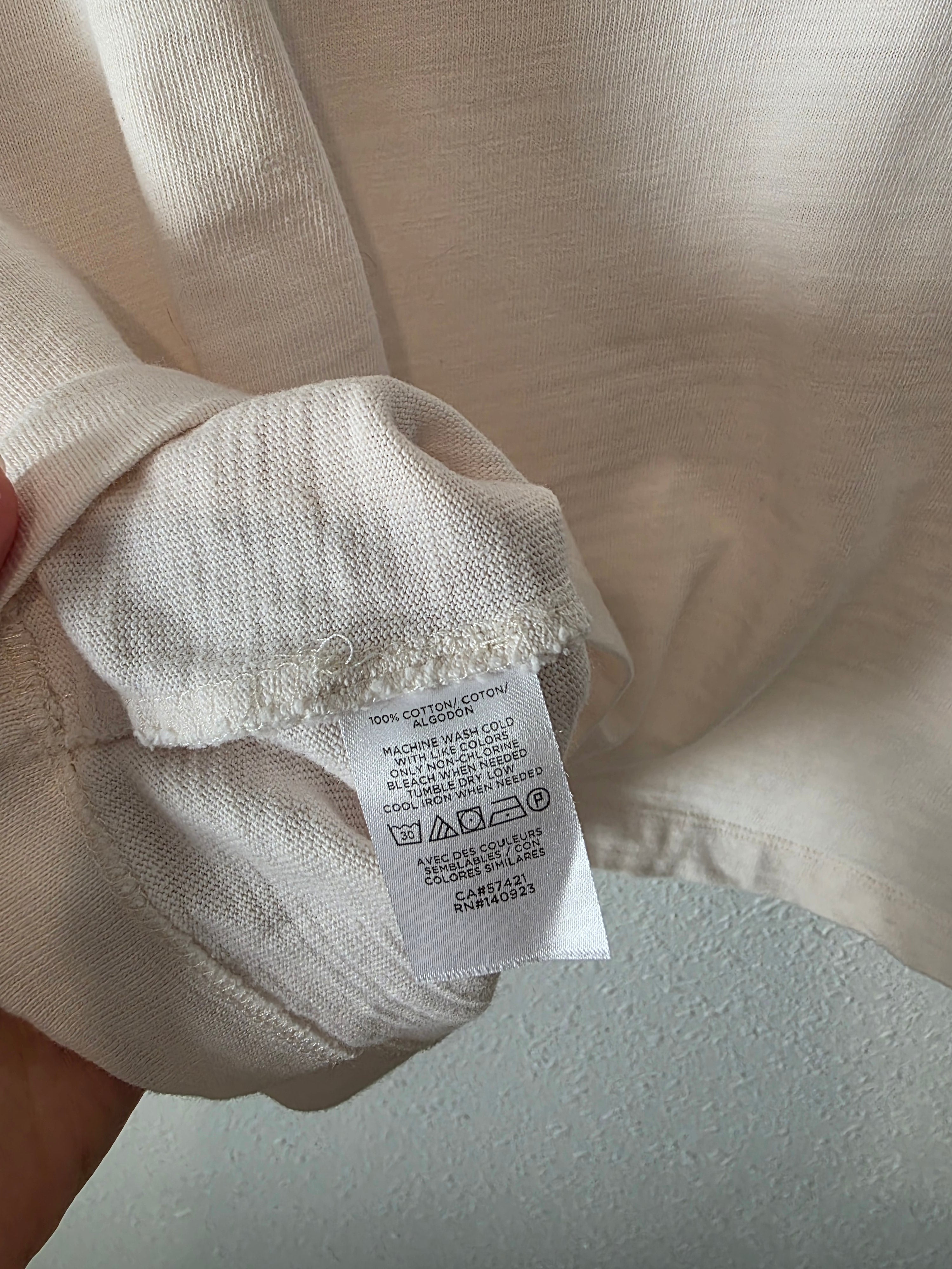 Loft Puff Sleeve Cotton Top (L)