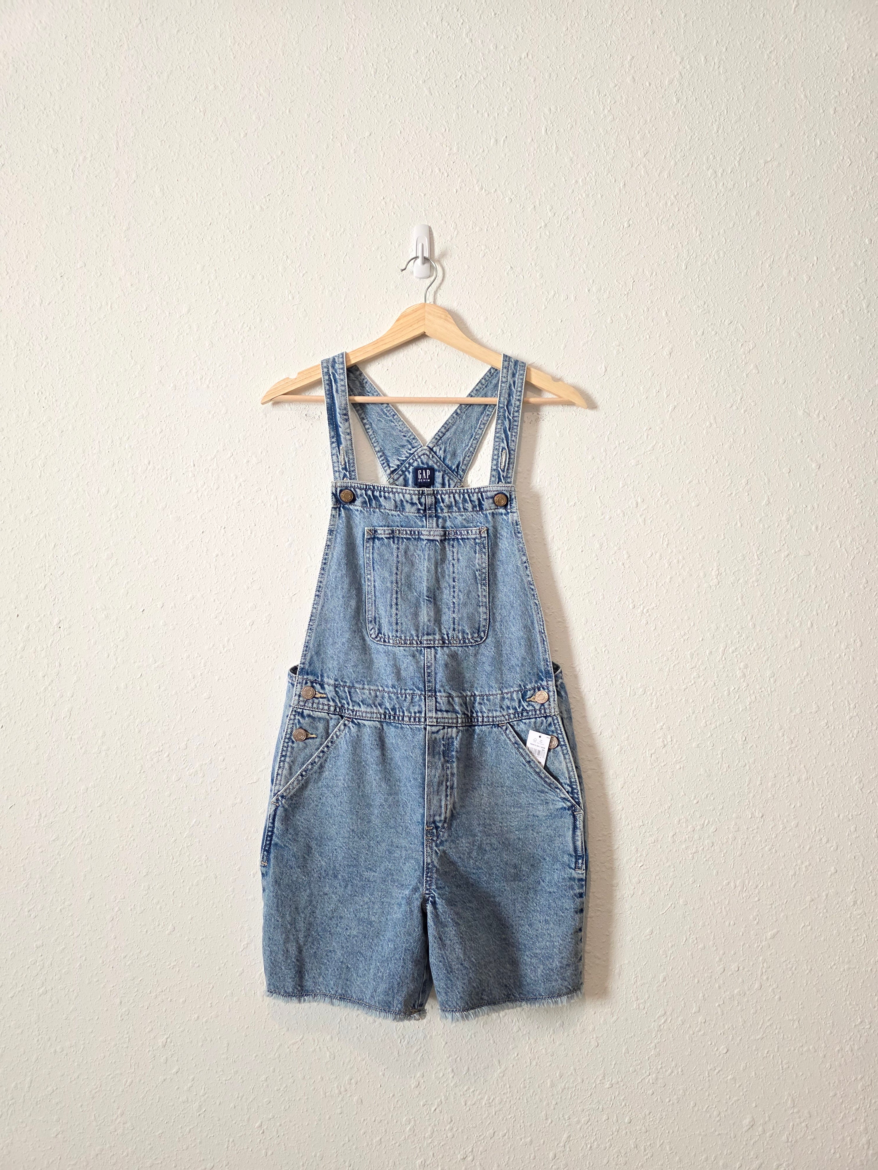 NEW Gap Denim Shortalls (XS)