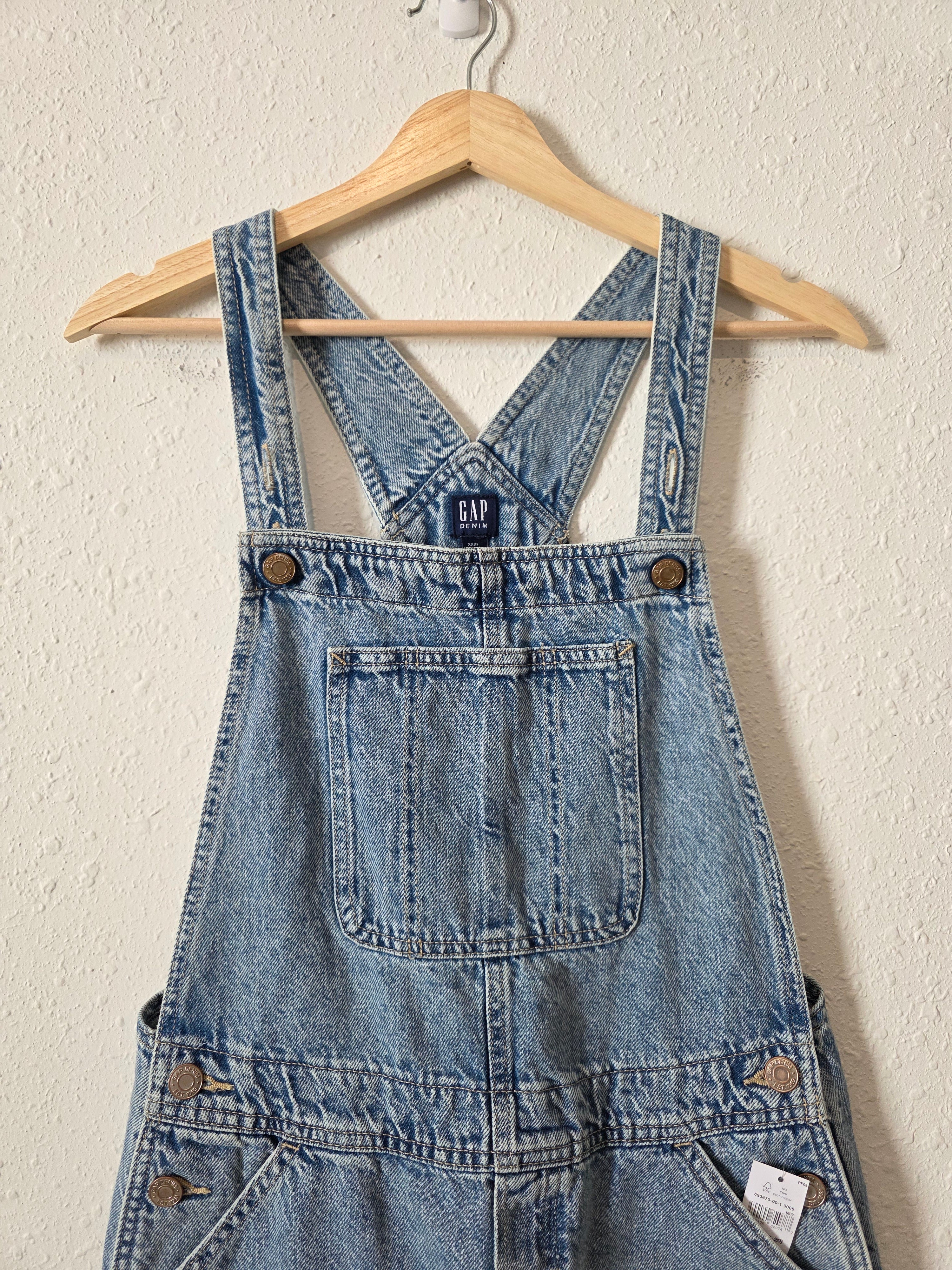 NEW Gap Denim Shortalls (XS)
