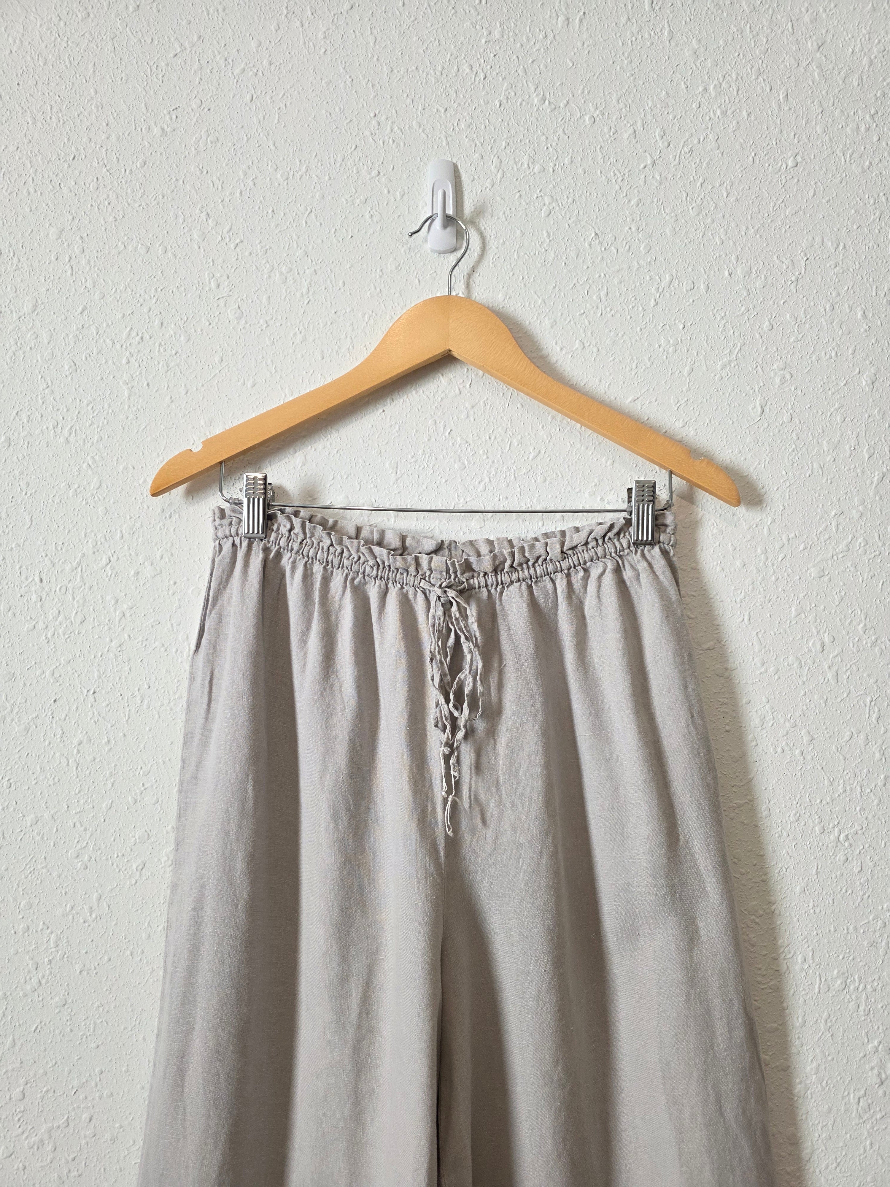 Zara Wide Leg Linen Pants (S)