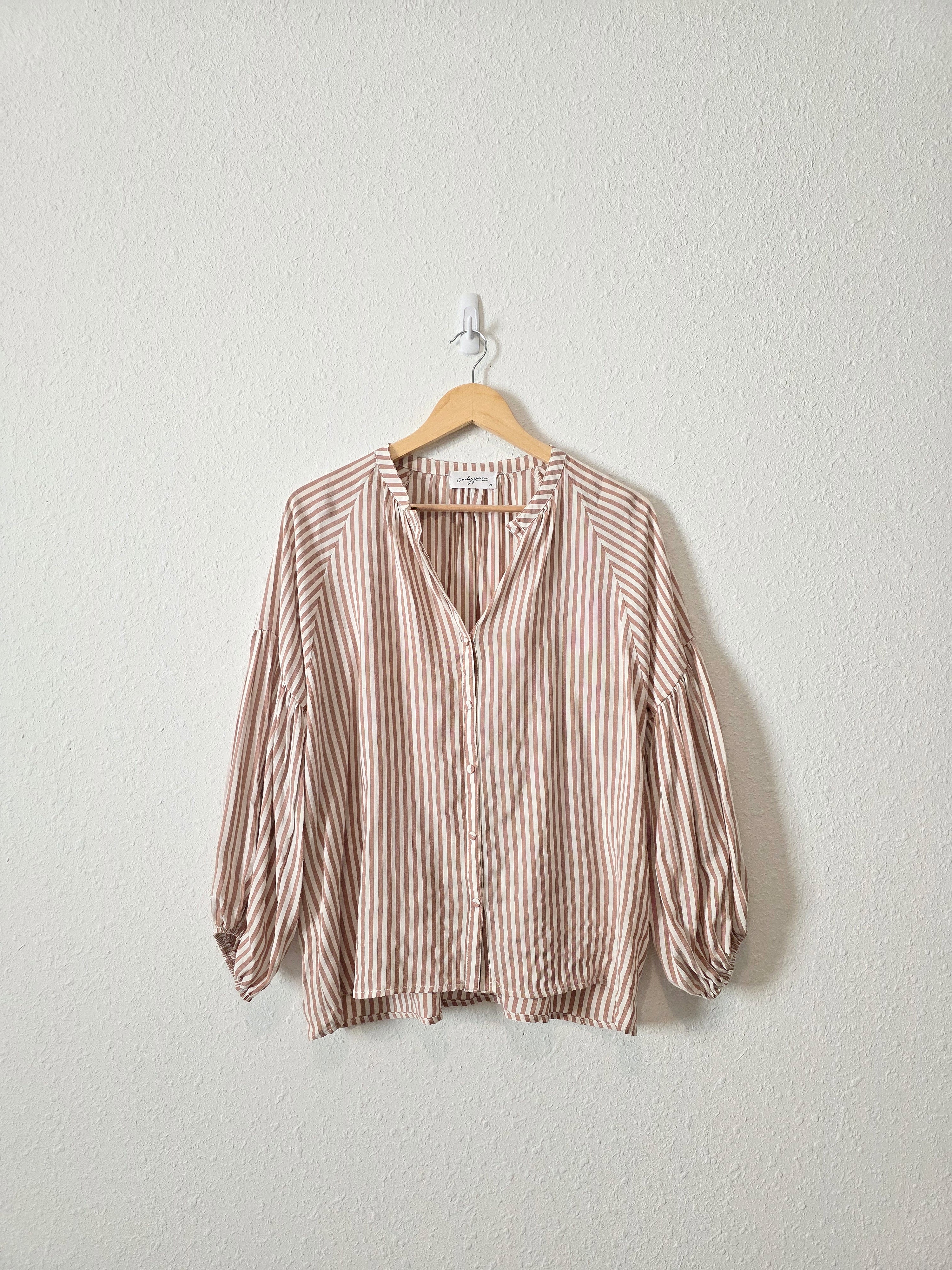 Carly Jean Striped Button Up (XS)