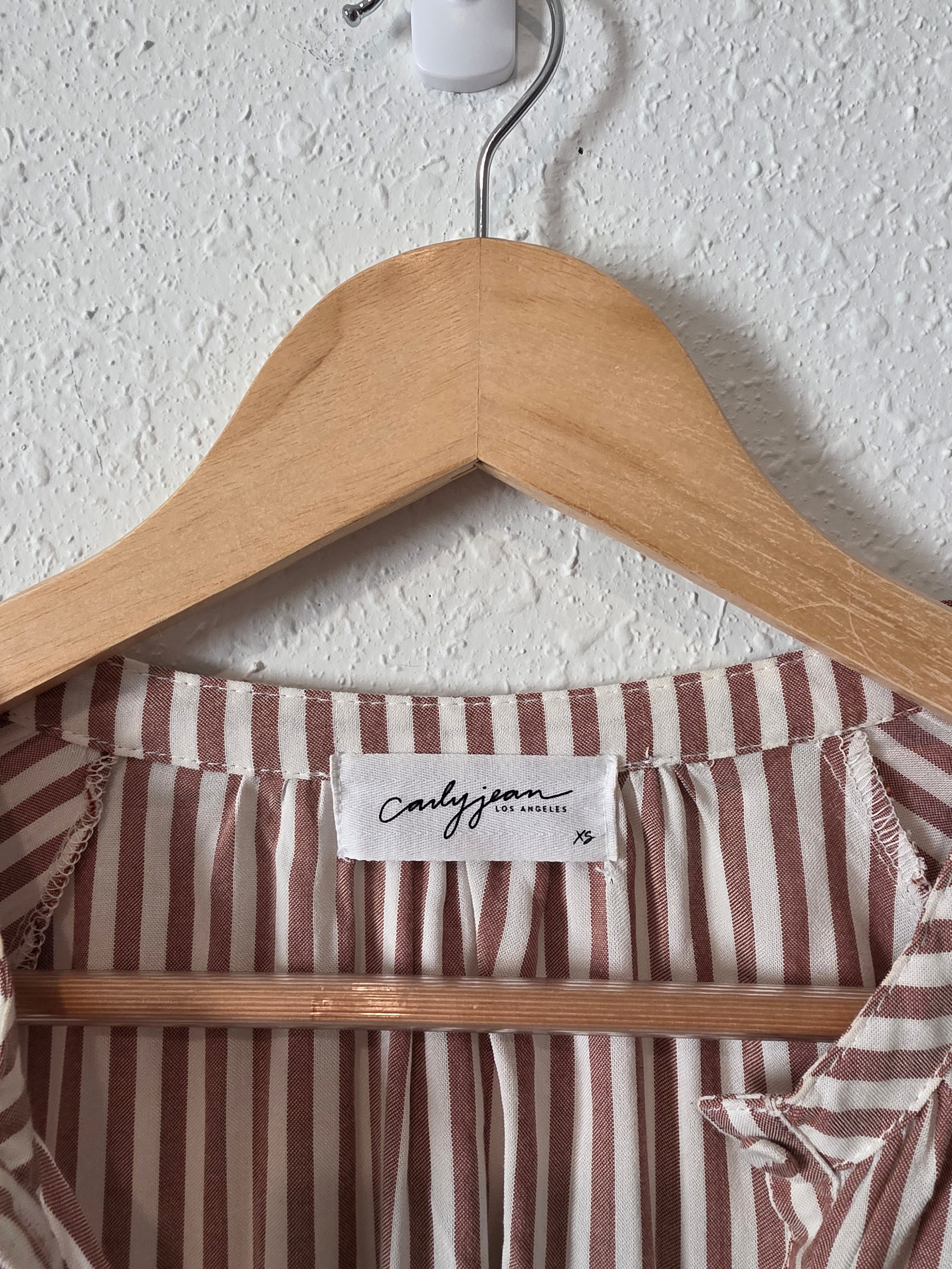 Carly Jean Striped Button Up (XS)