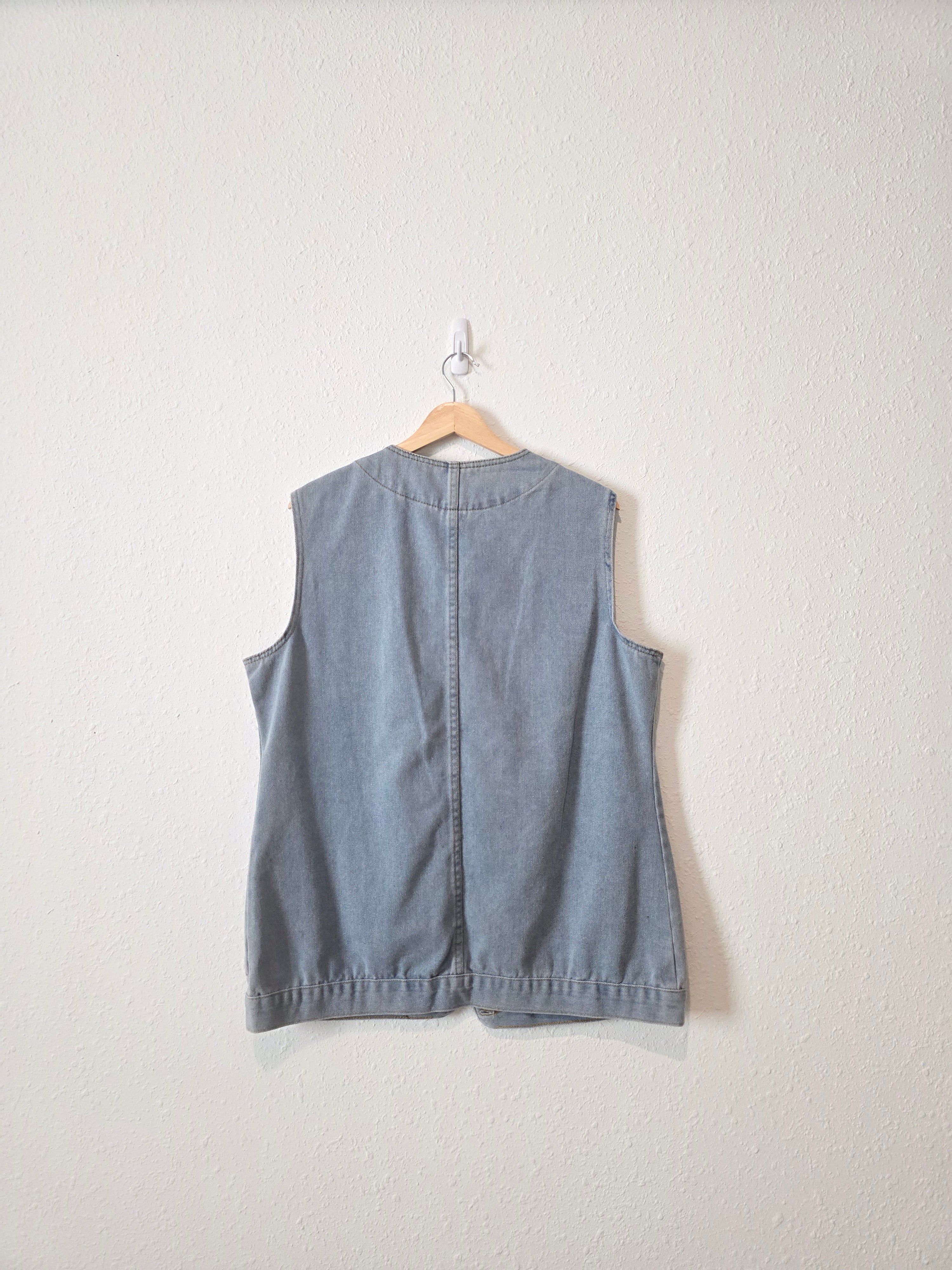 Light Wash Denim Vest (2X)