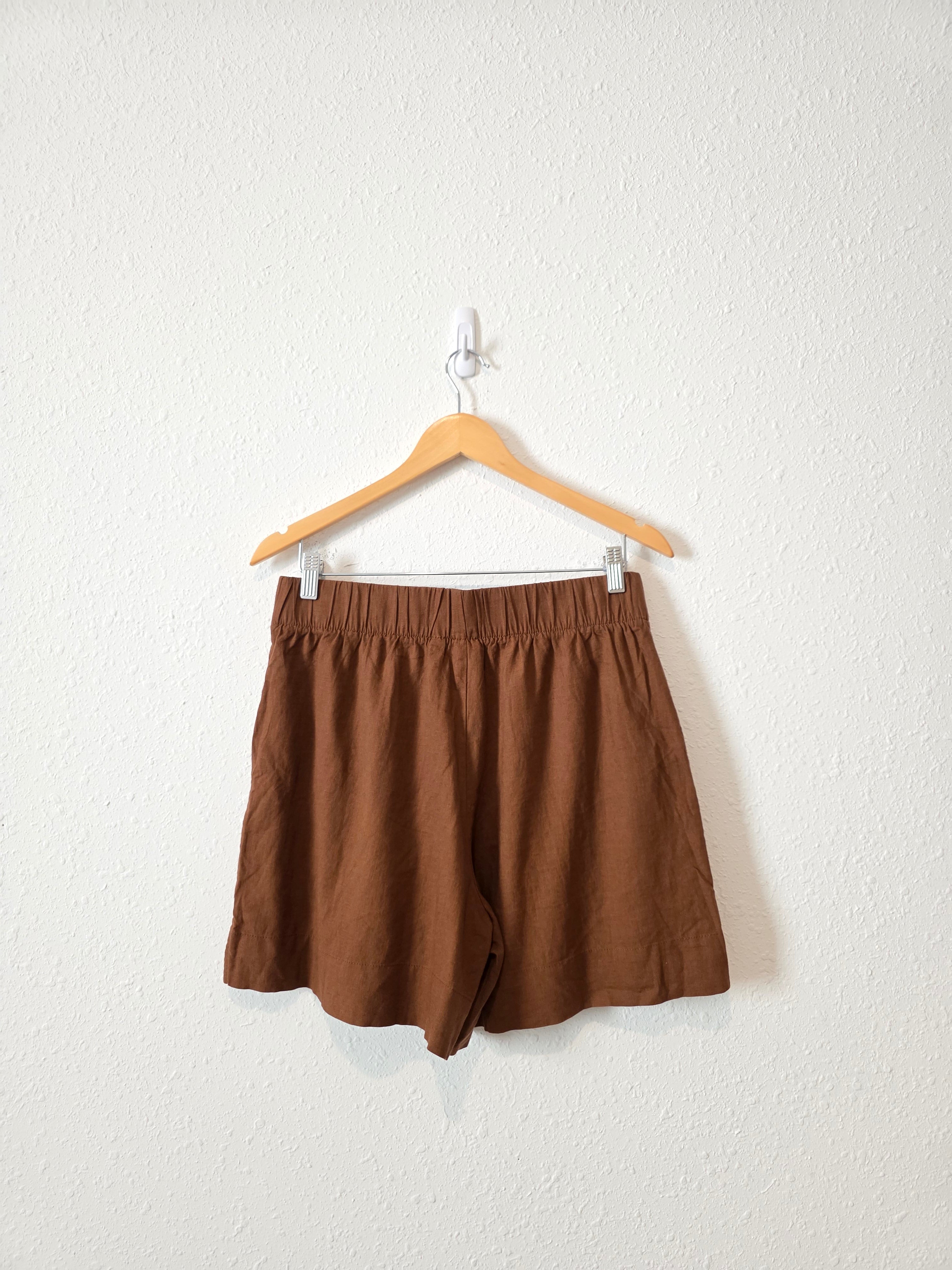 NEW Gap Brown Linen Shorts (M)