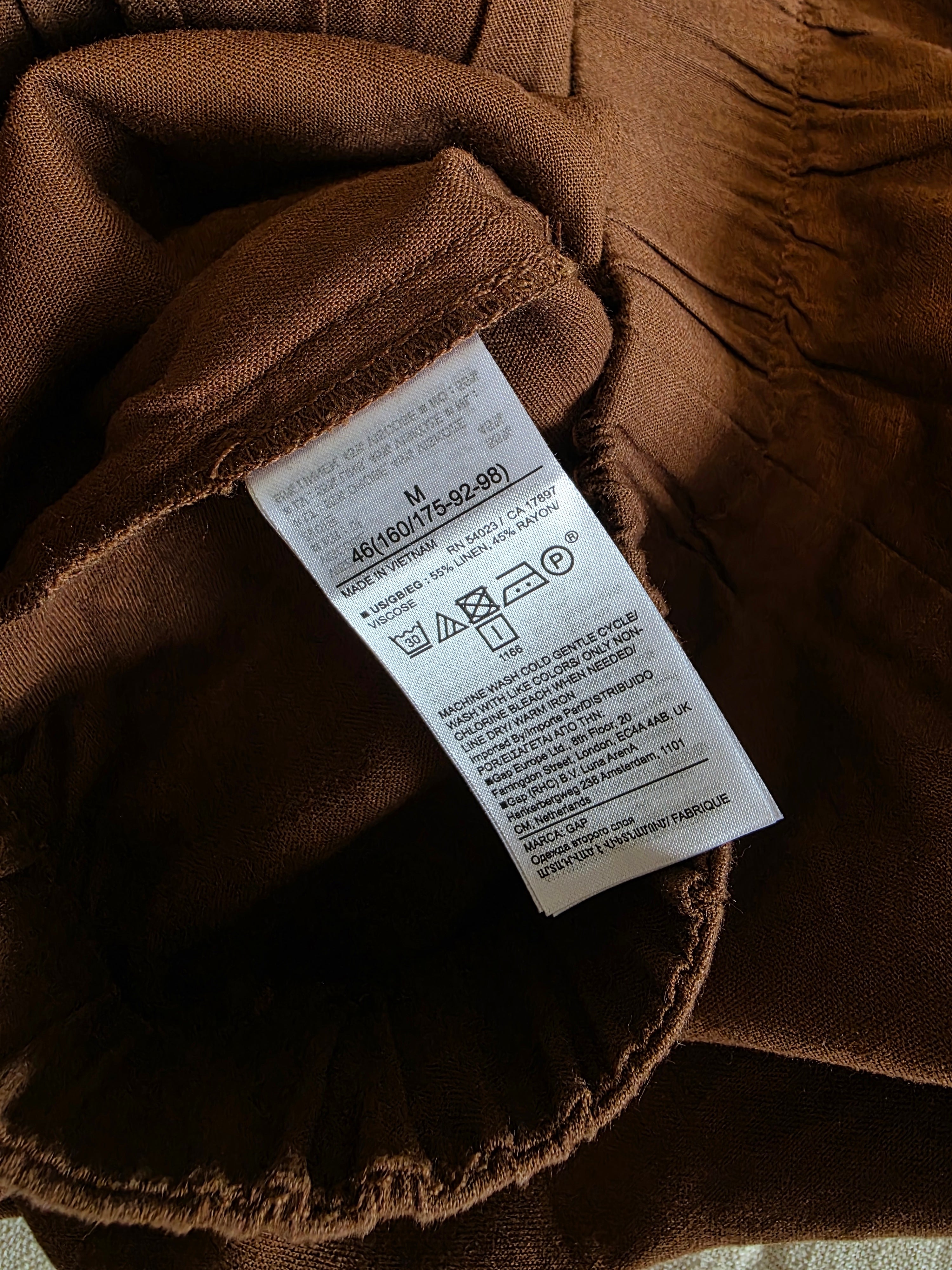 NEW Gap Brown Linen Shorts (M)