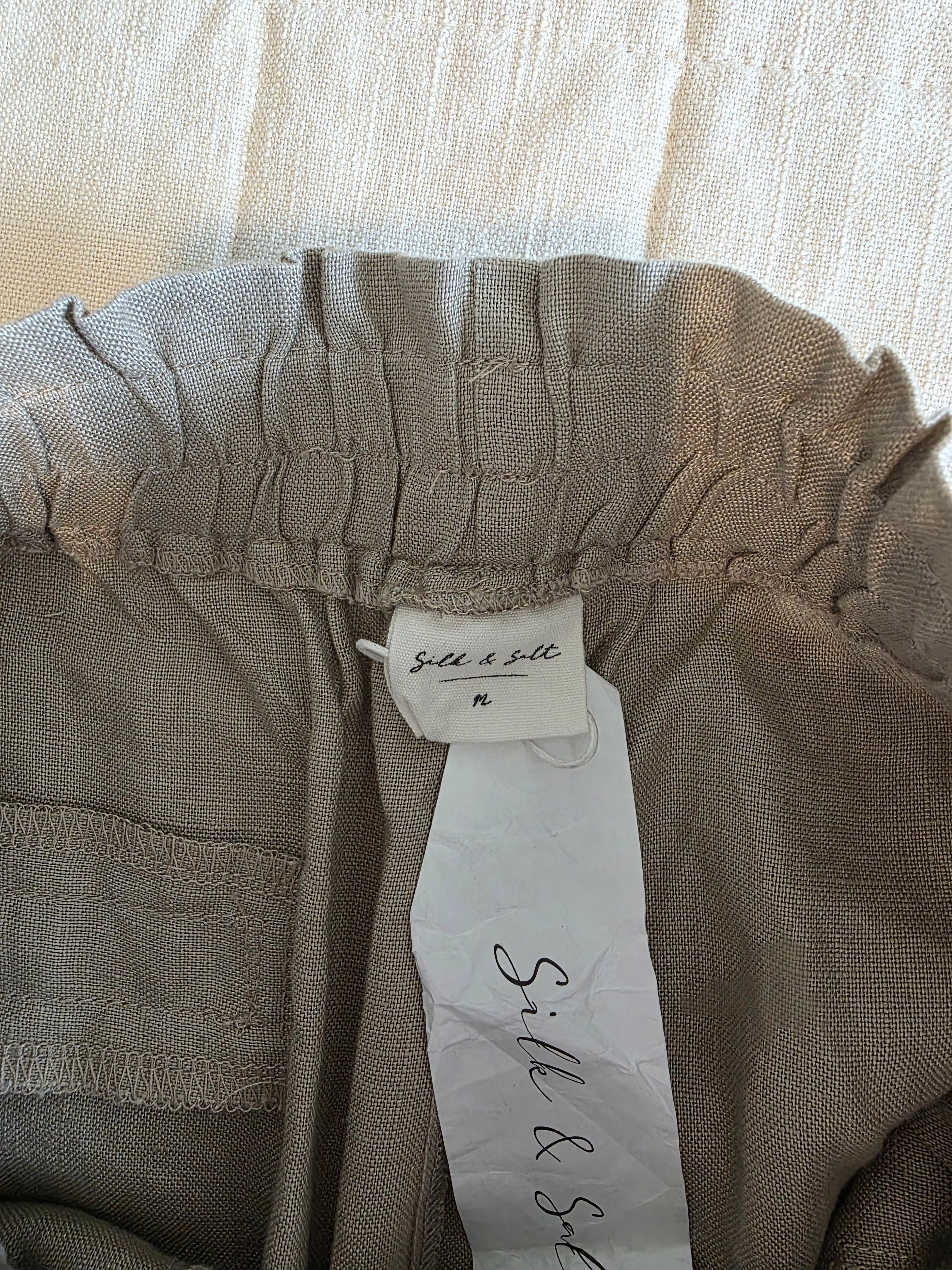 NEW Silk & Salt Linen Pants (M)