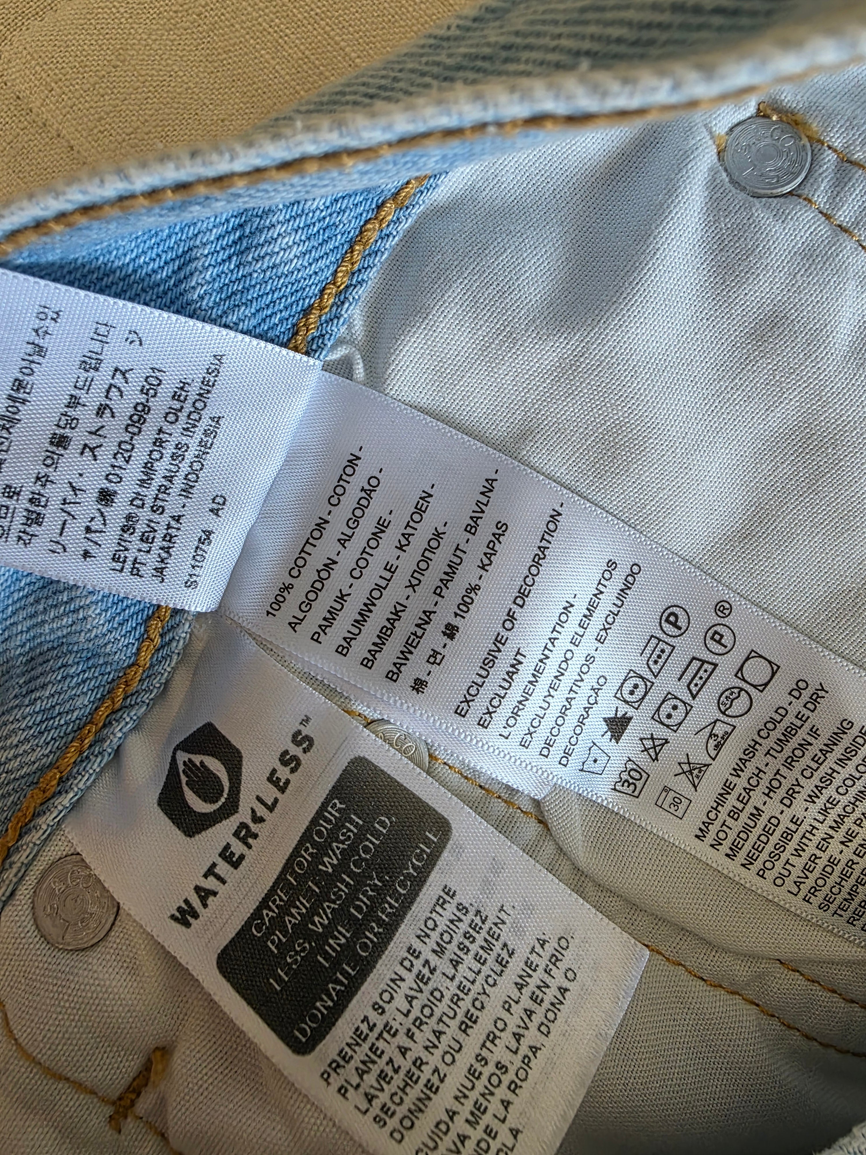 Levi's Light Wash Straight Jeans (30)