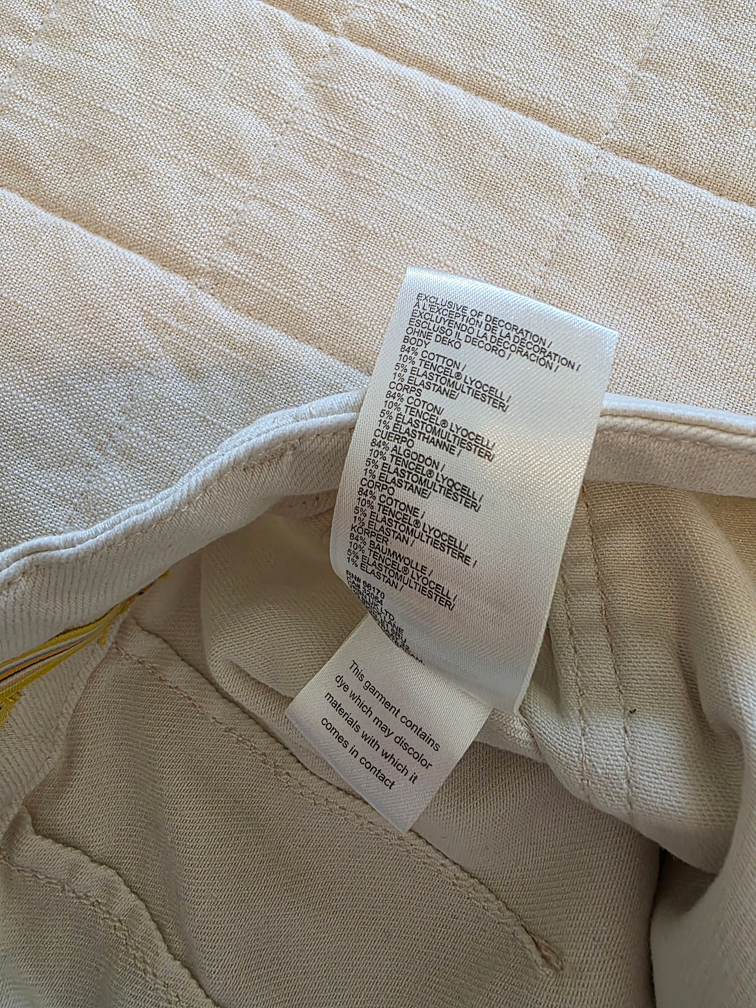 Anthropologie Ecru Wide Leg Pants (31)