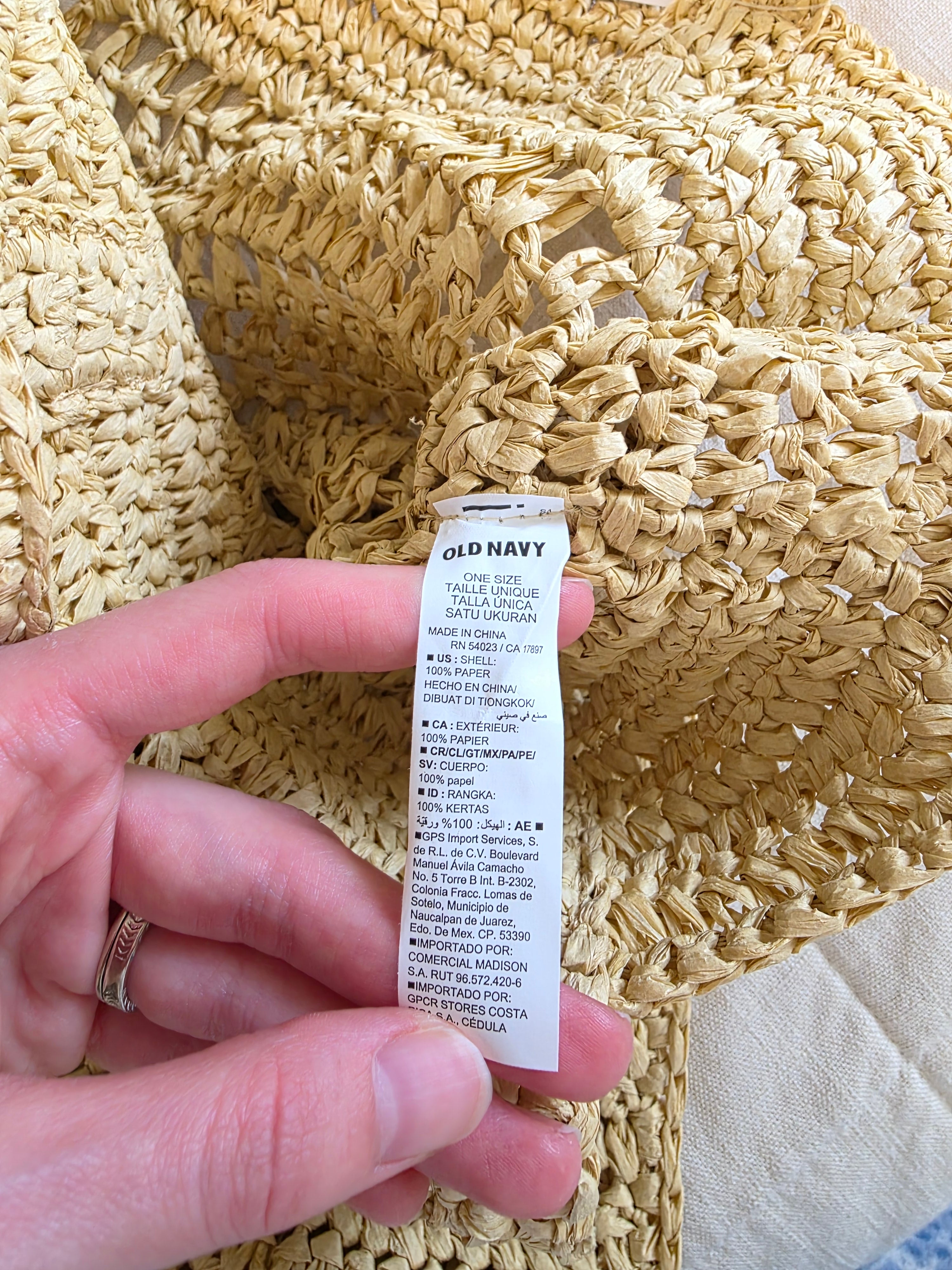 NEW Straw Market Bag (OS)