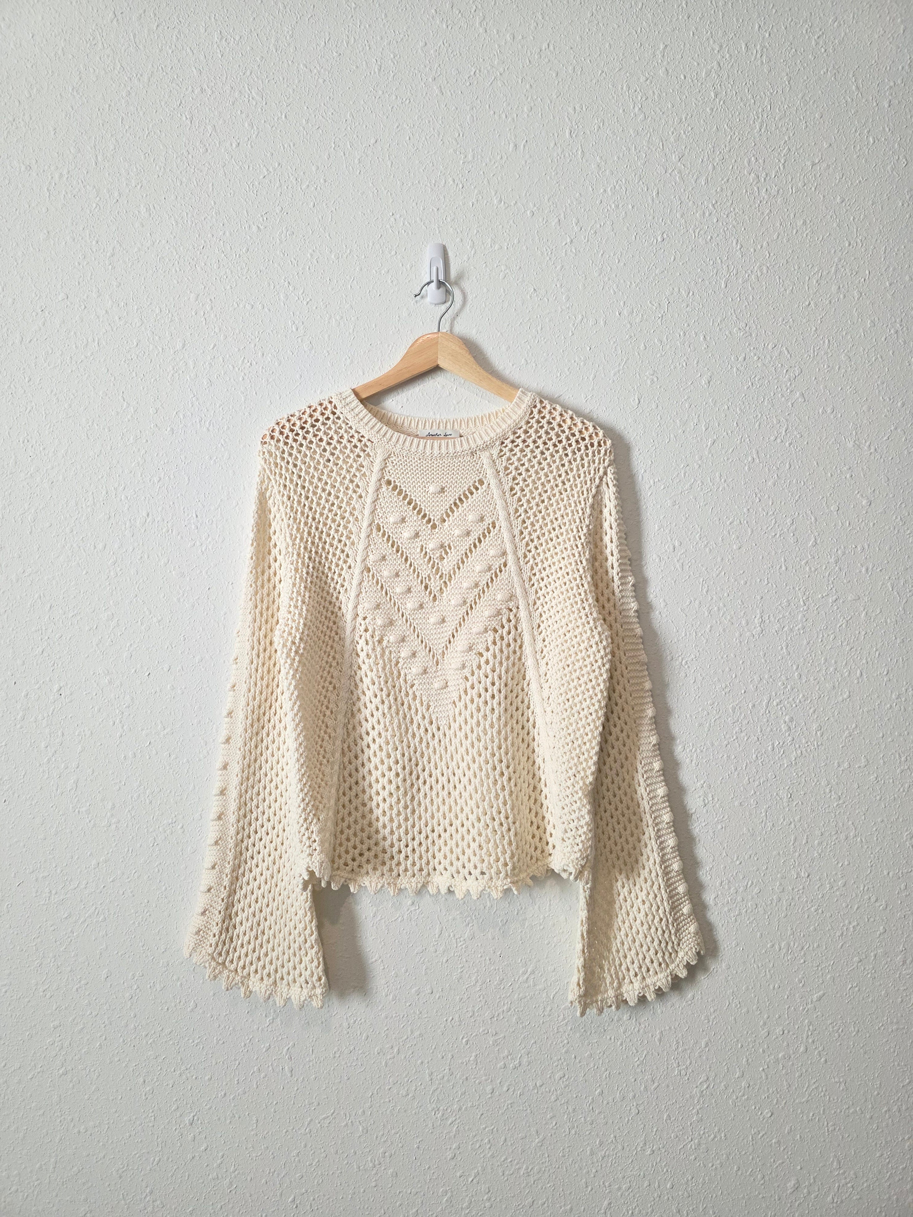Another Love Cotton Crochet Top (M)