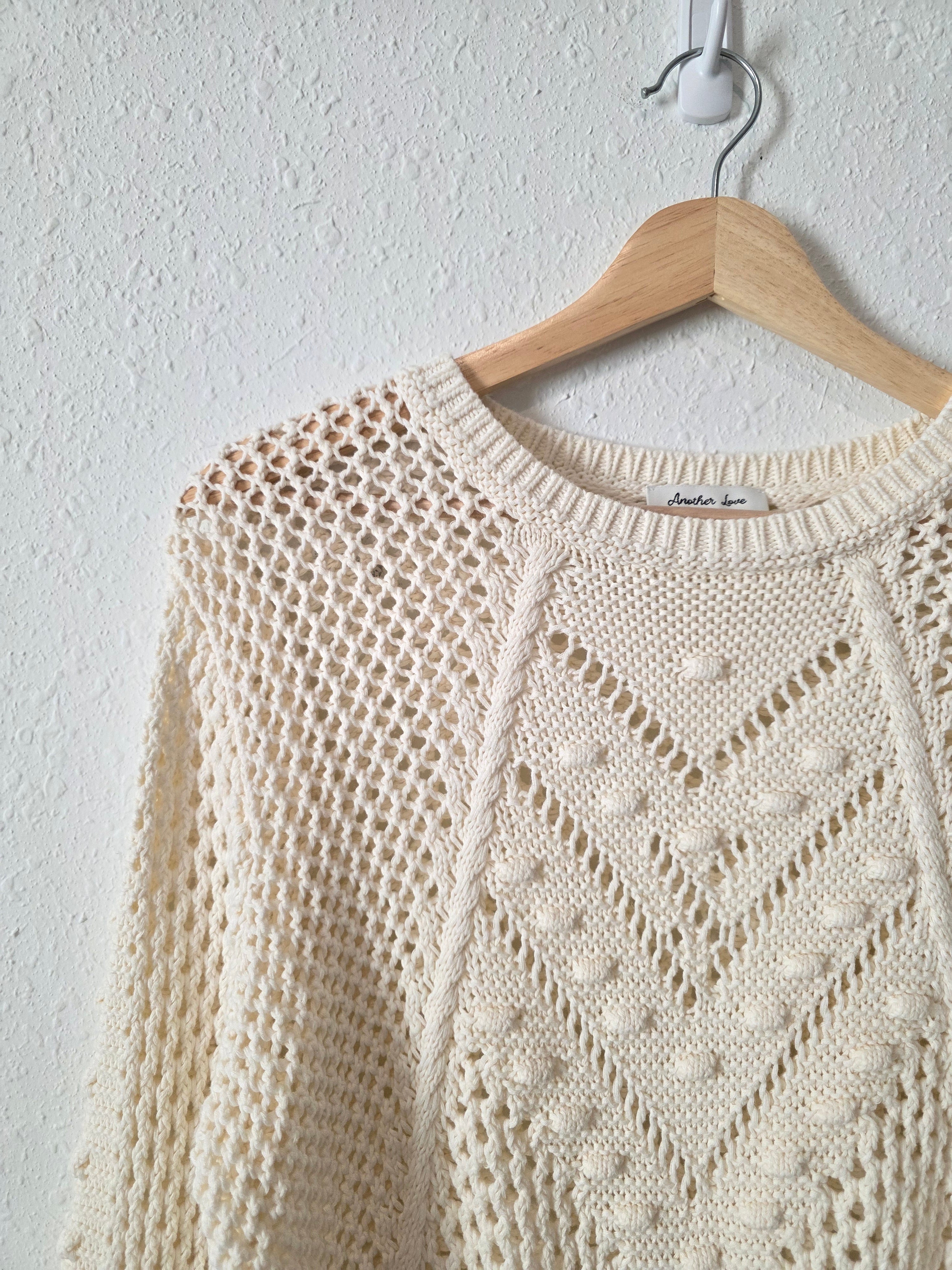 Another Love Cotton Crochet Top (M)