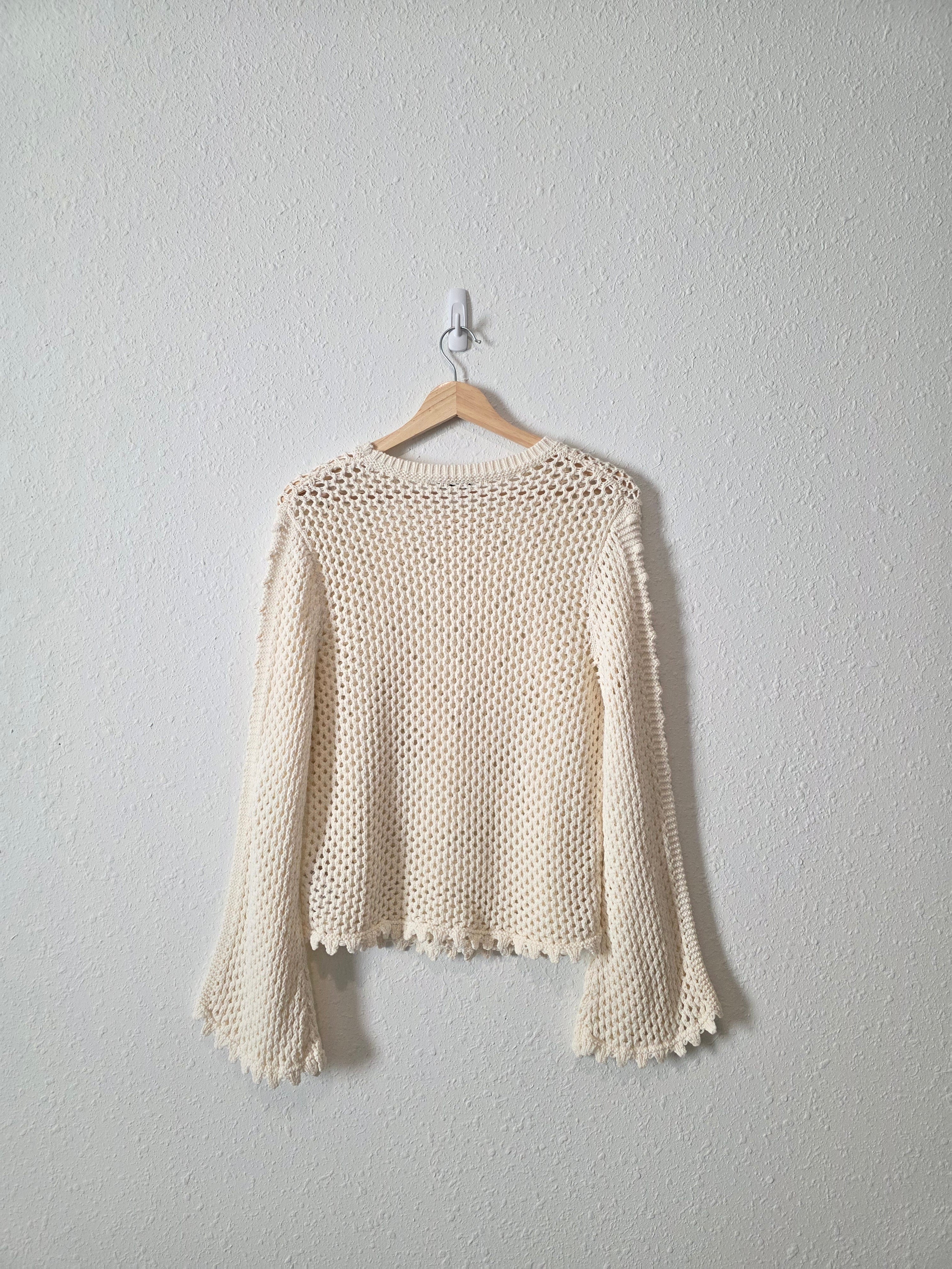 Another Love Cotton Crochet Top (M)