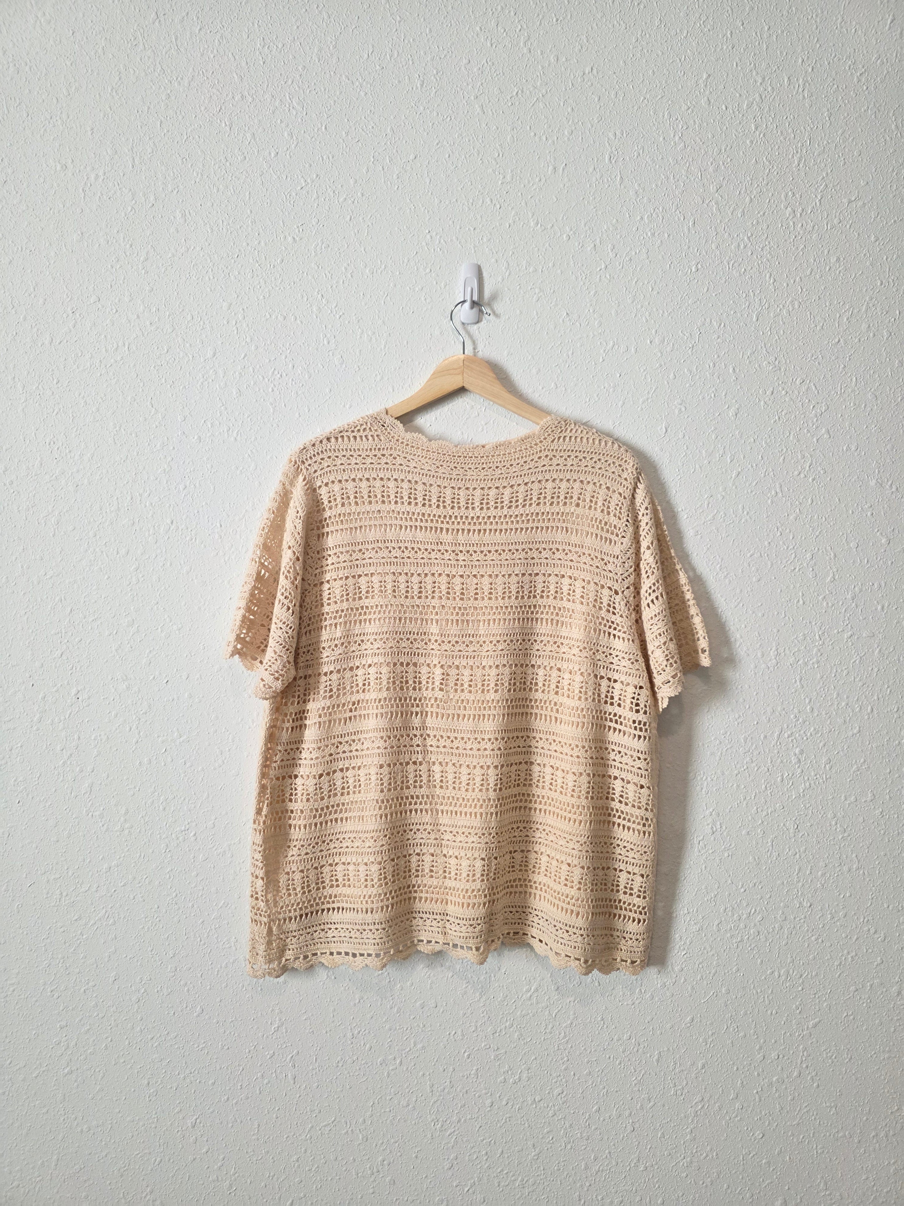 NEW Crochet Knit Top (1X)