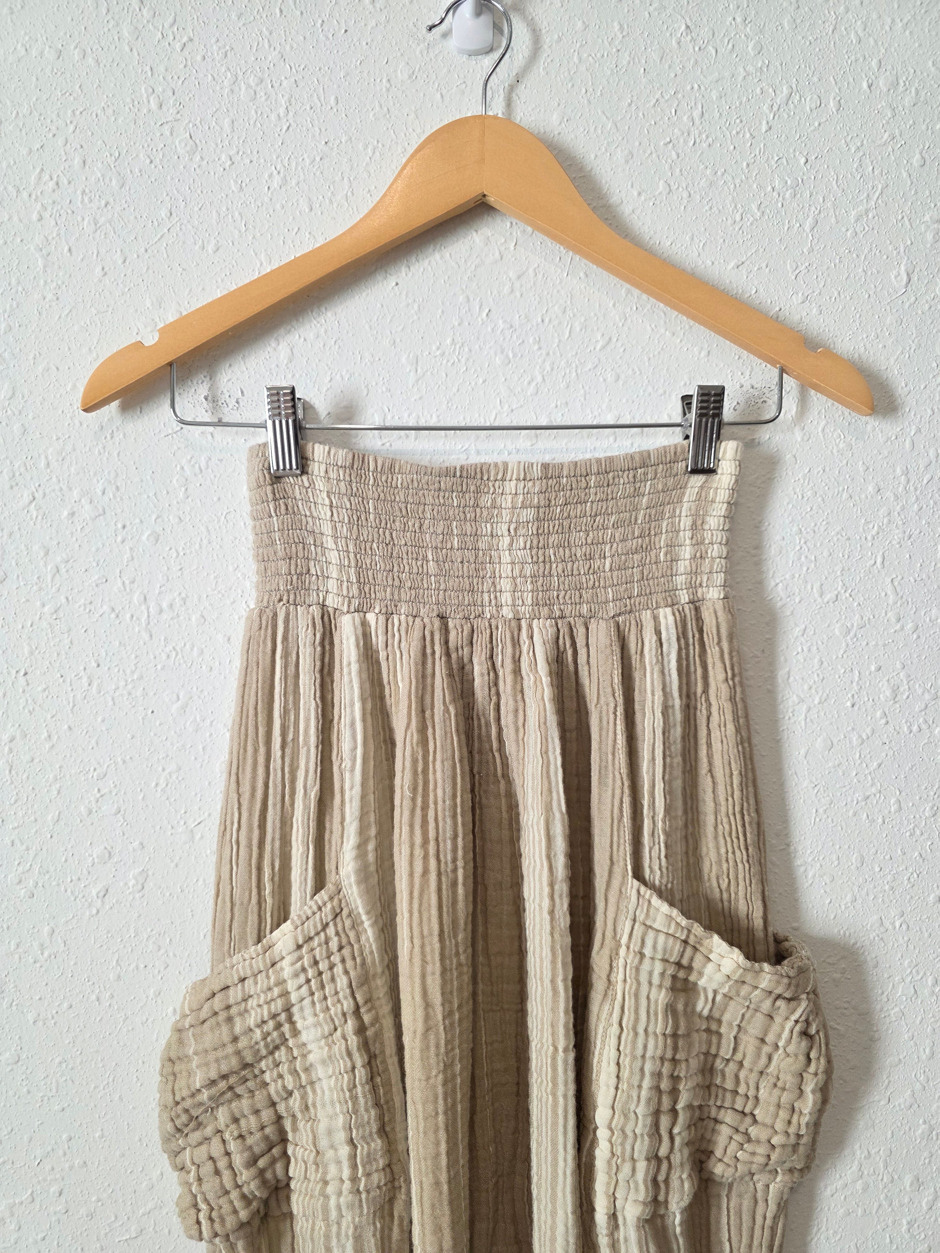 Free People Striped Baggy Pants (S)