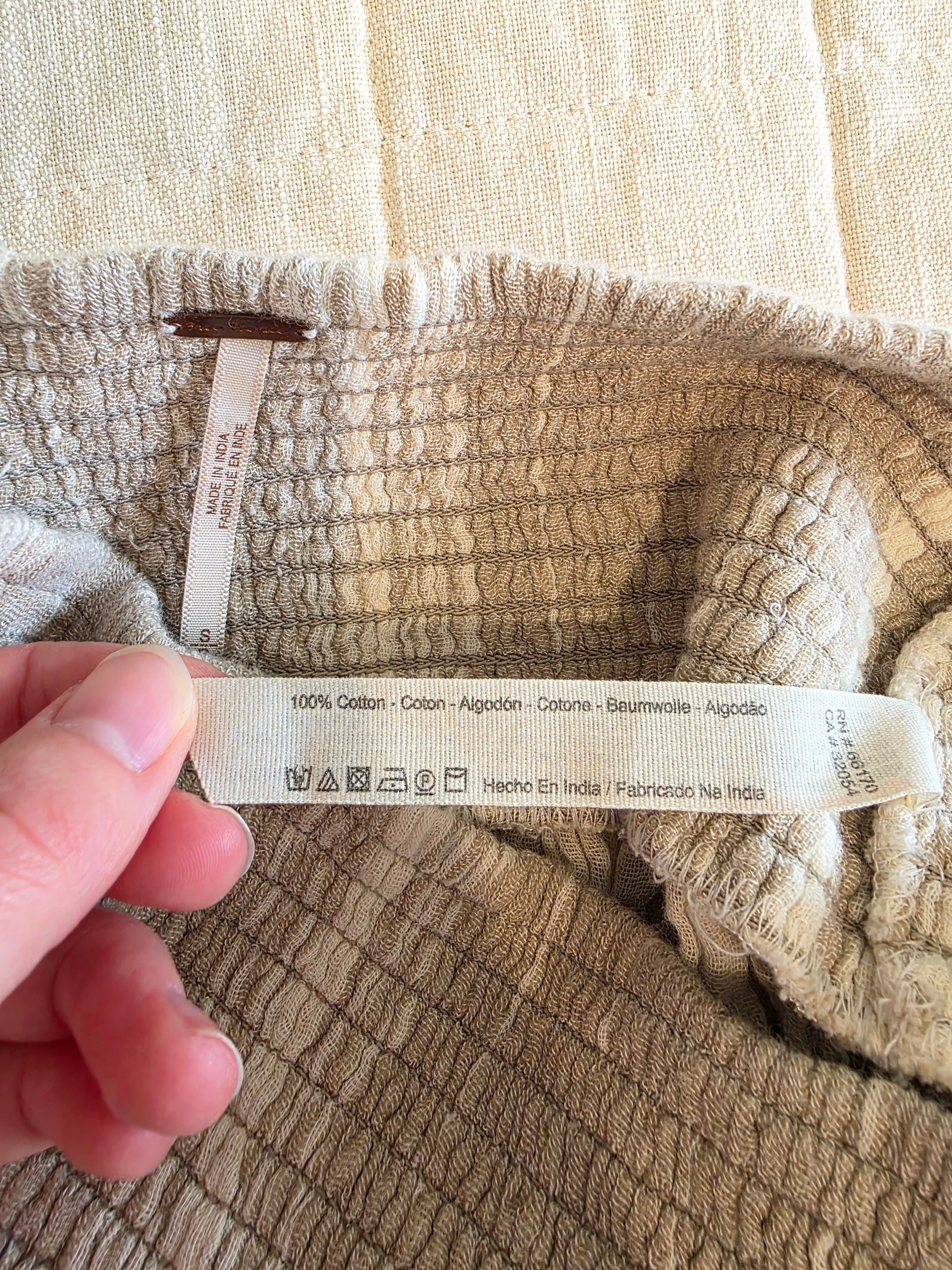 Free People Striped Baggy Pants (S)