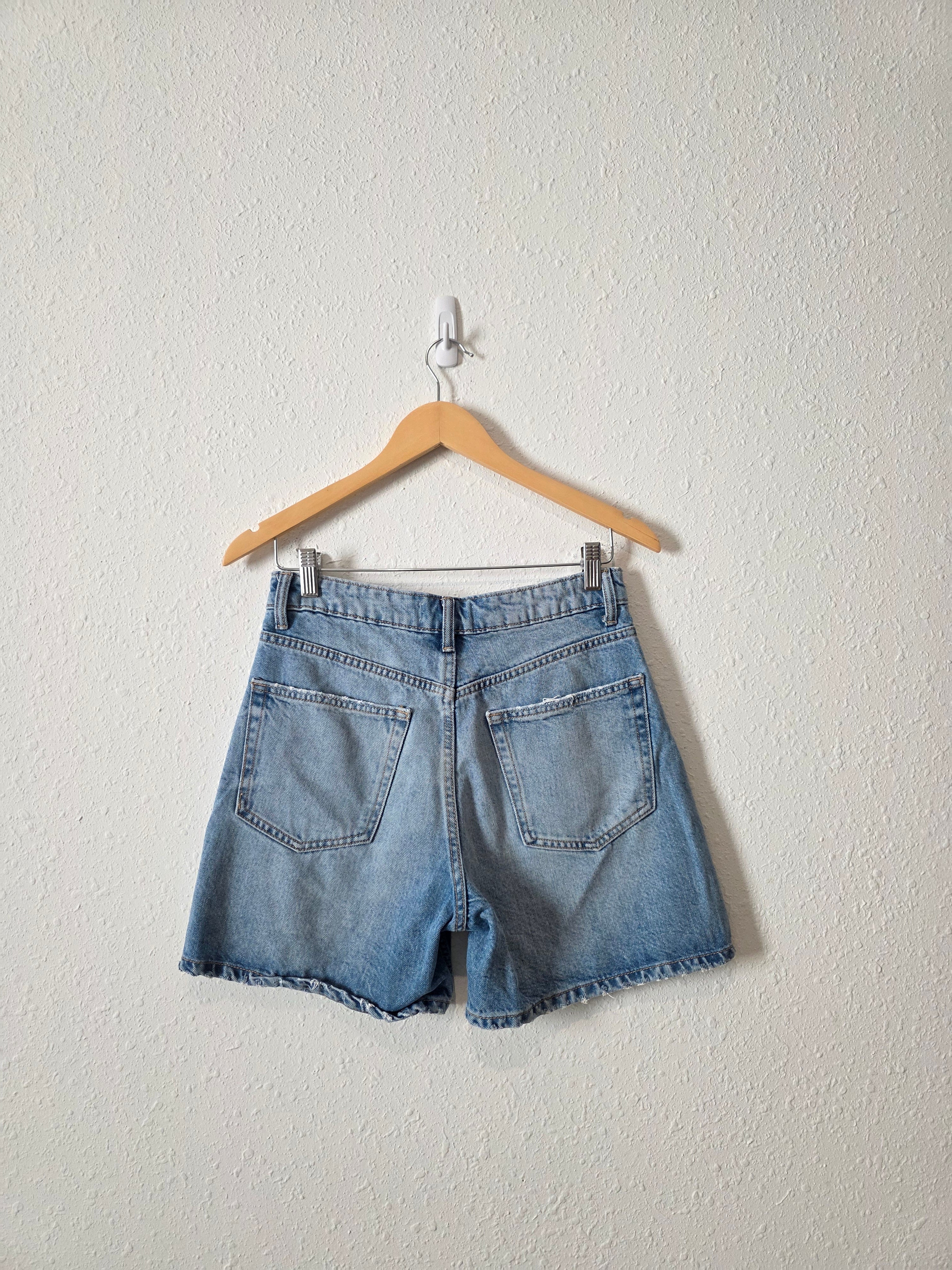 Zara Relaxed Denim Shorts (4)