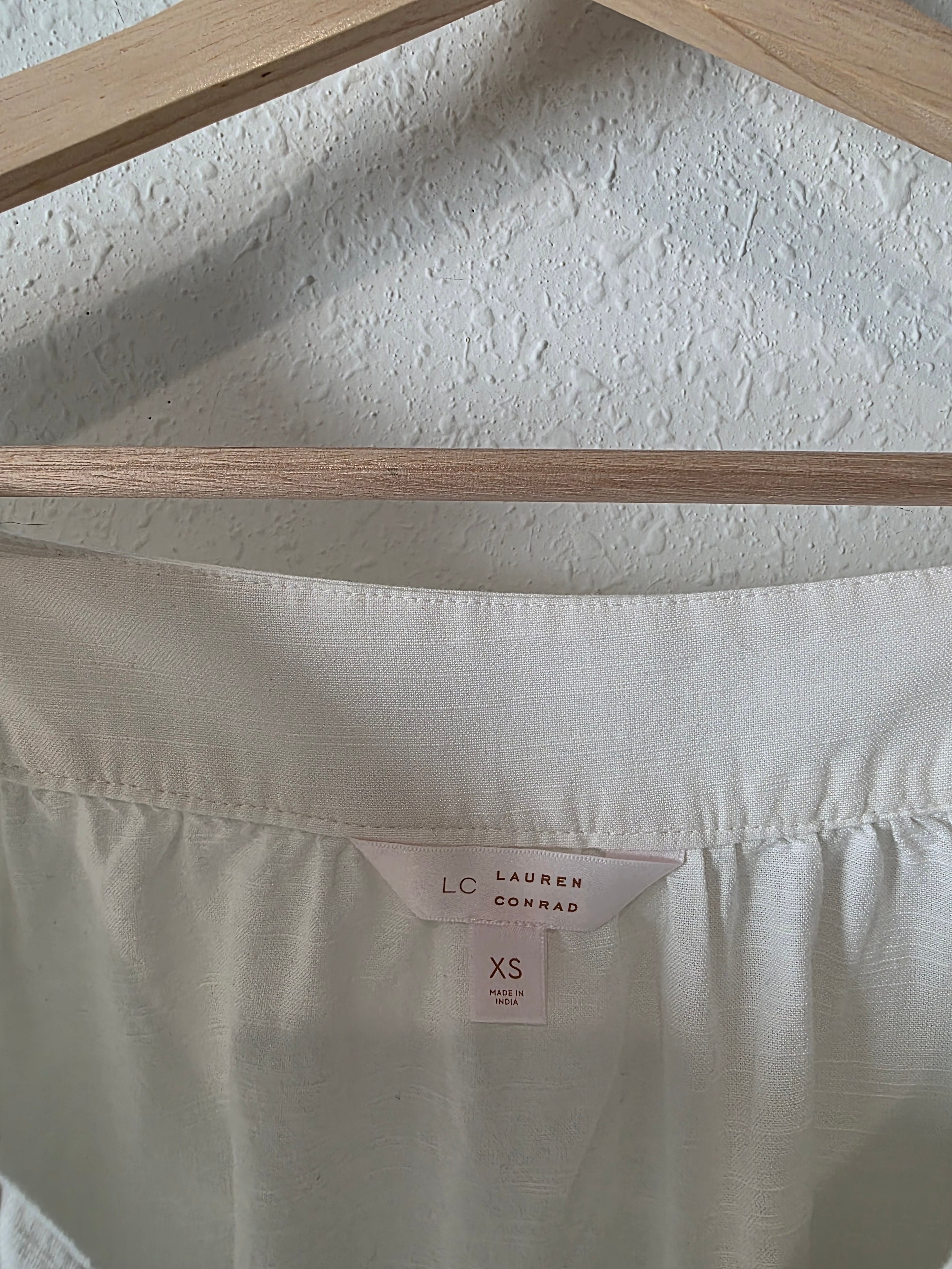 Puff Sleeve Square Neck Top (XS)