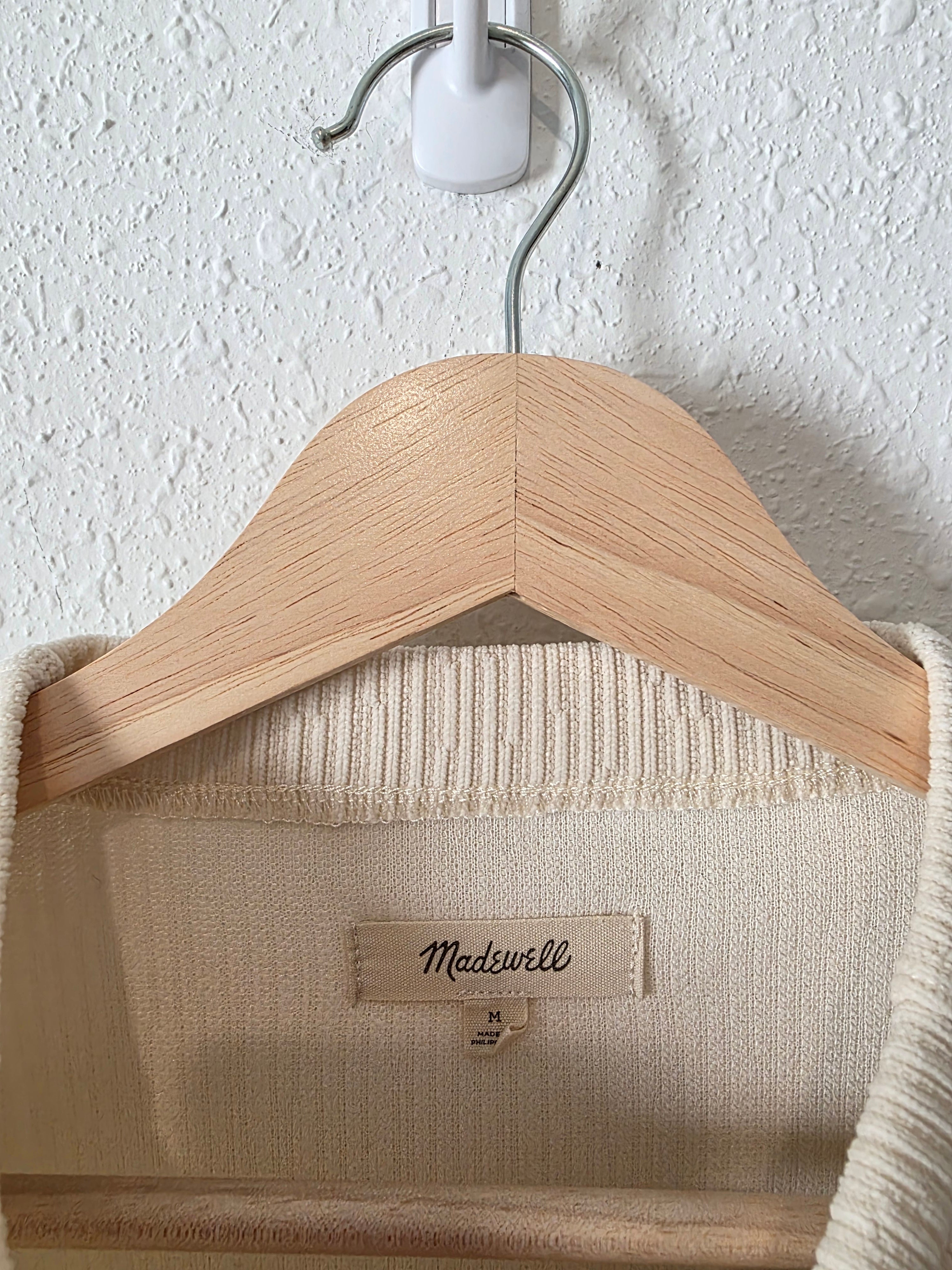 Madewell Ribbed Mockneck Top (M)