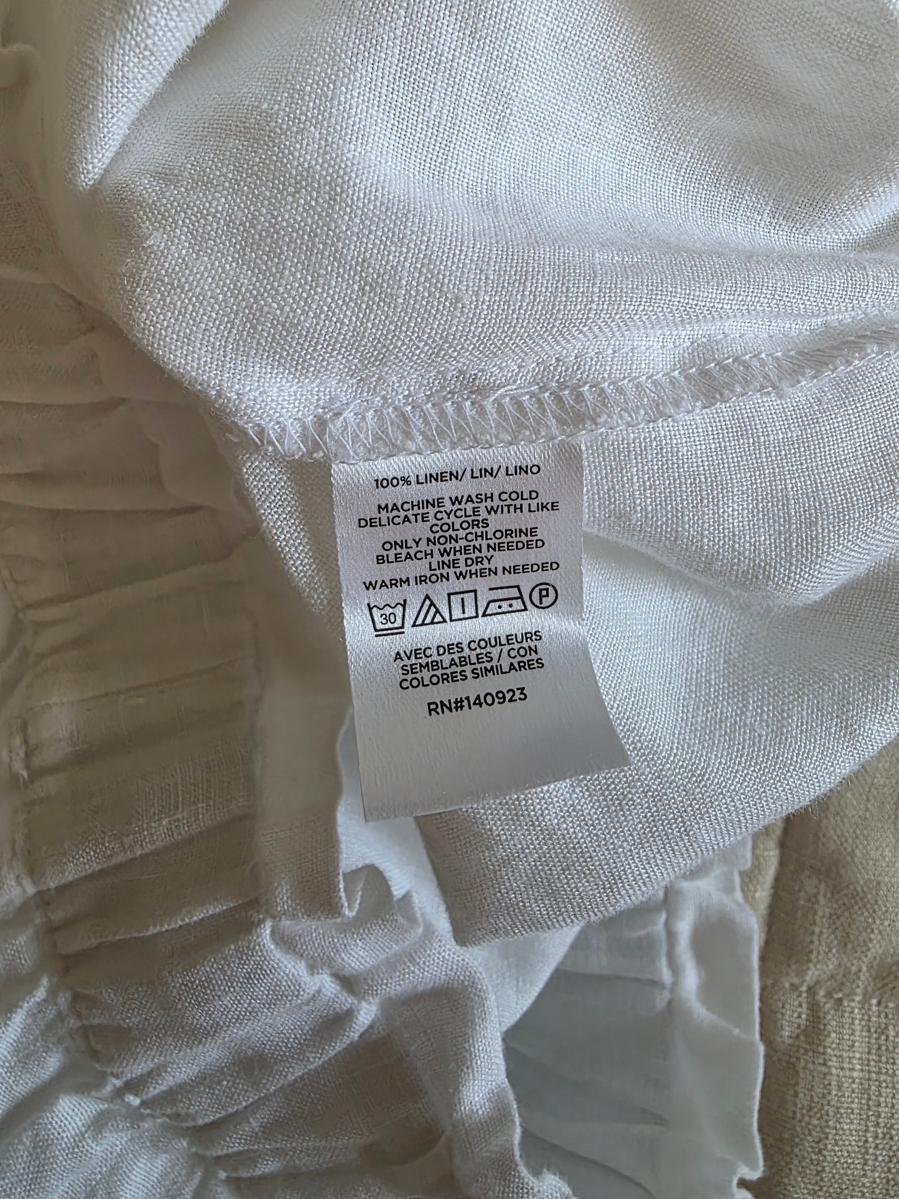 NEW Loft White Linen Shorts (M)