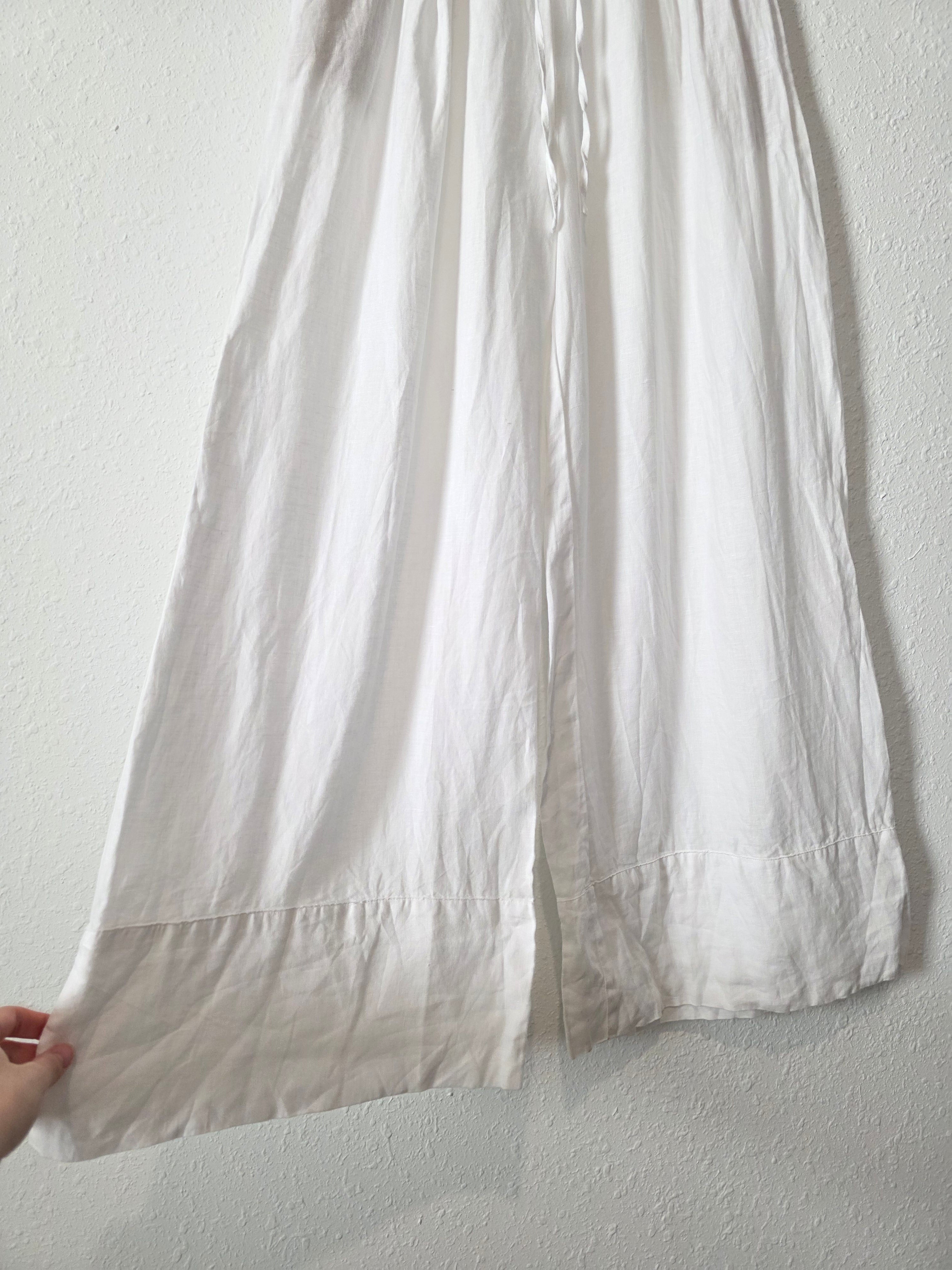 Zara Linen Wide Leg Pants (S)