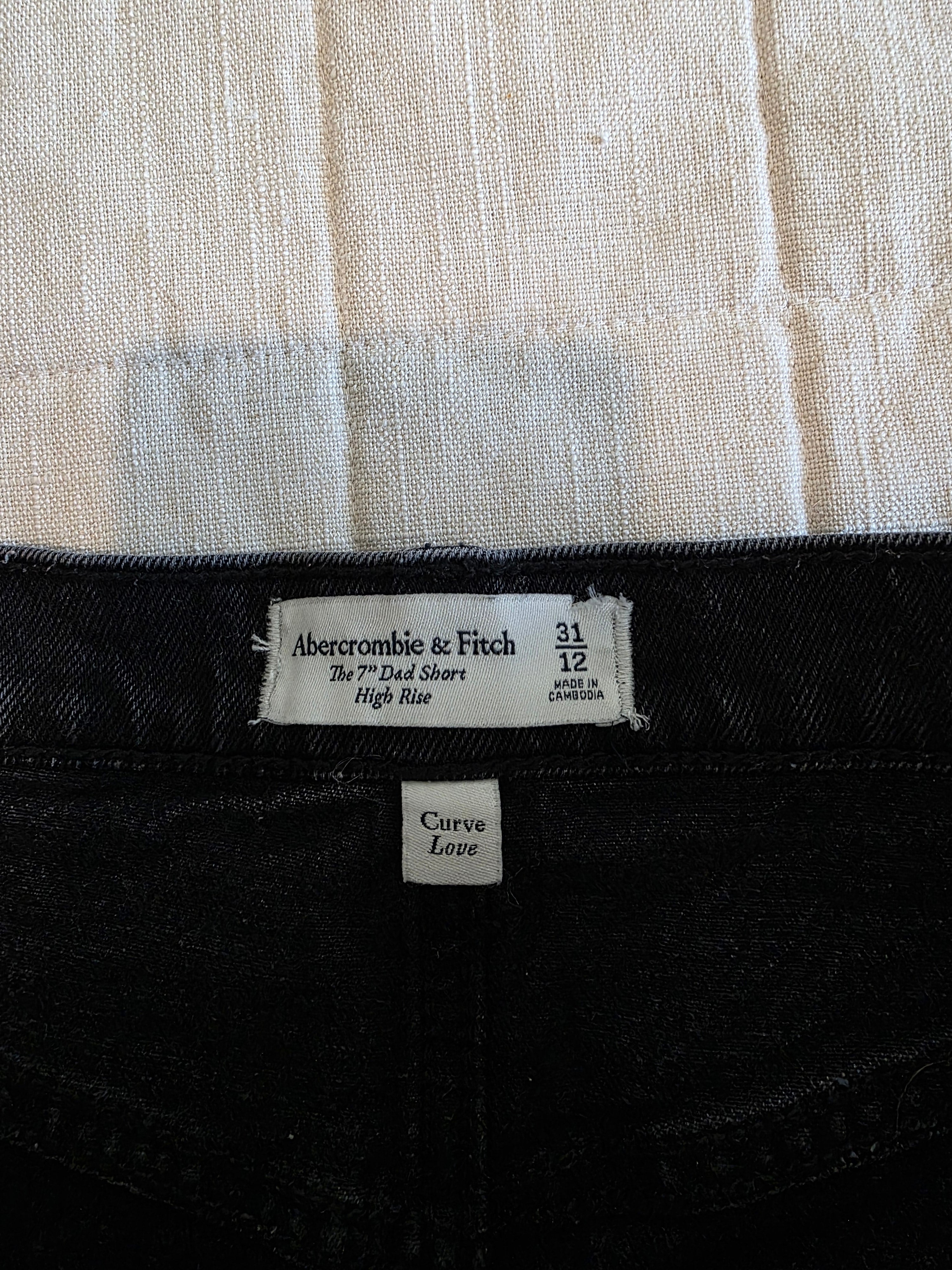 Abercrombie High Rise Dad Shorts (31/12)