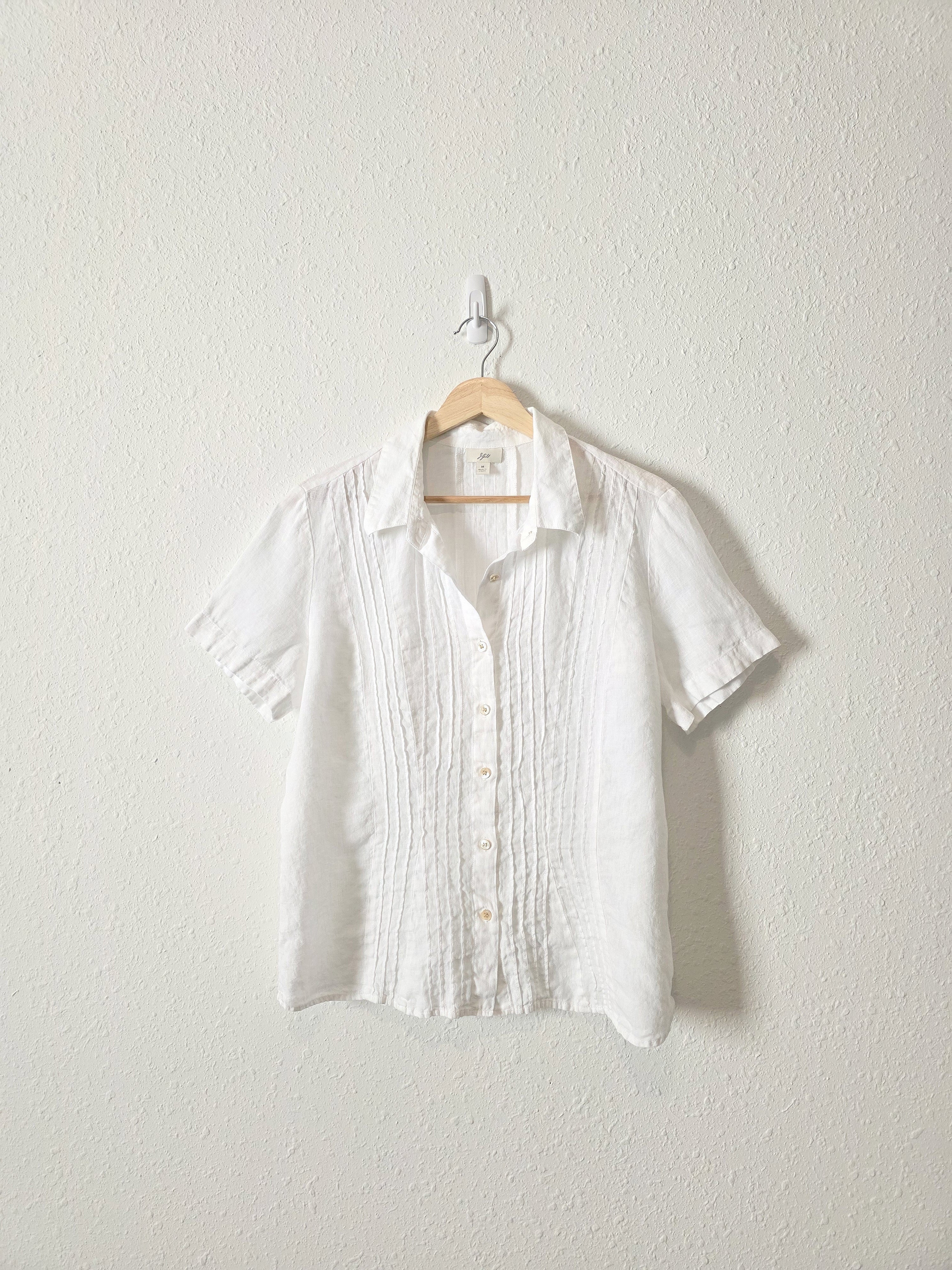 Vintage Linen Button Up (M)