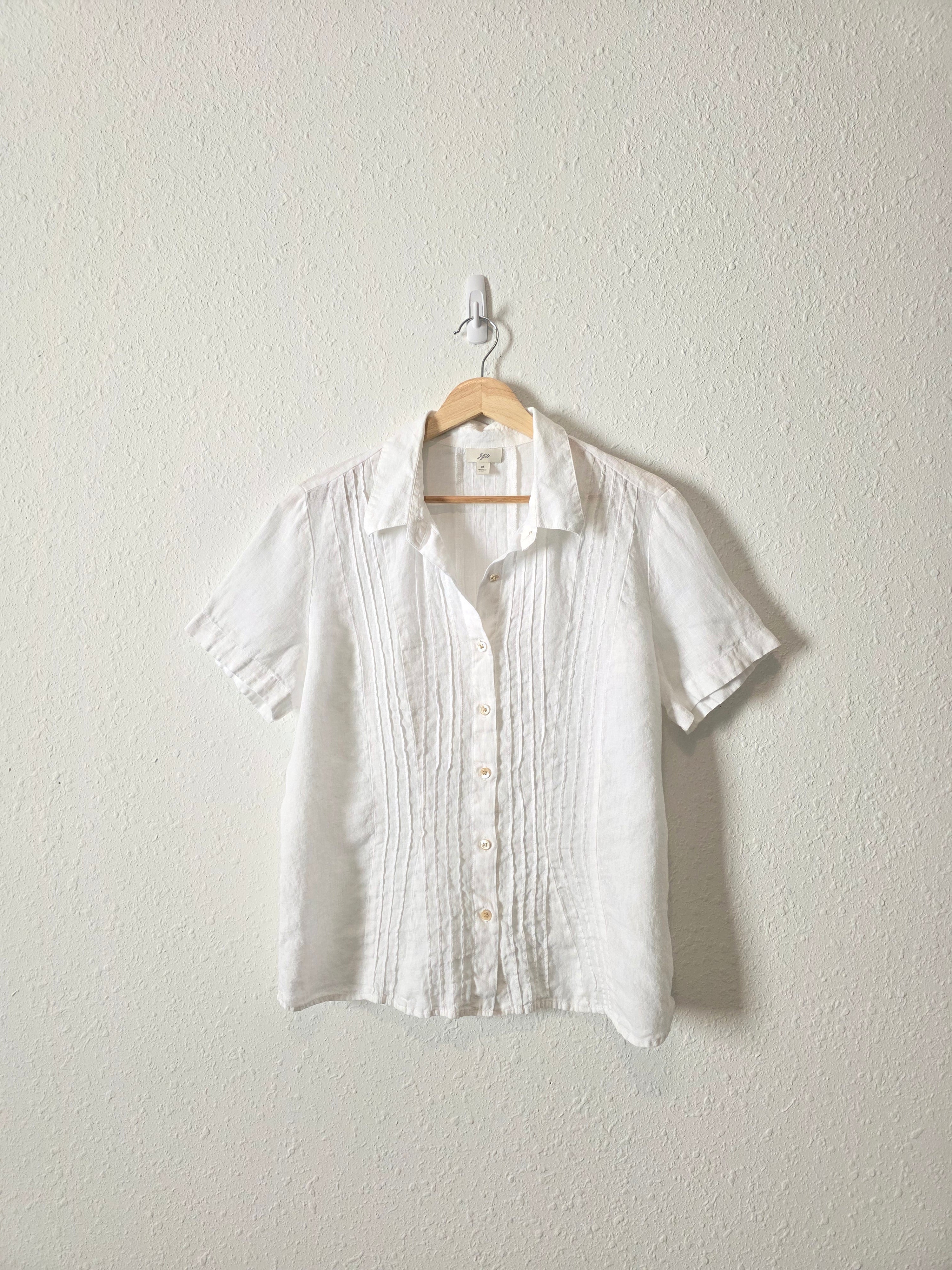 Vintage Linen Button Up (M)