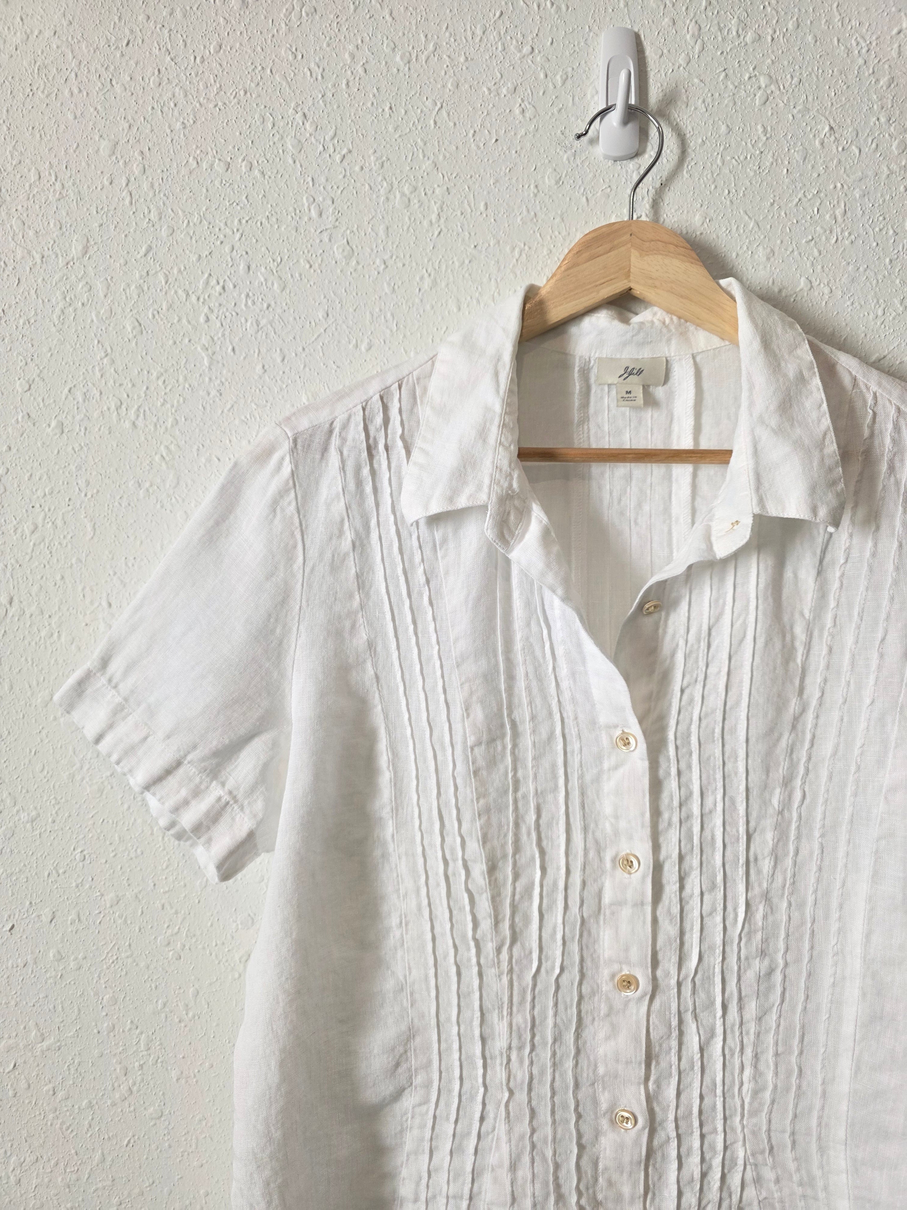 Vintage Linen Button Up (M)