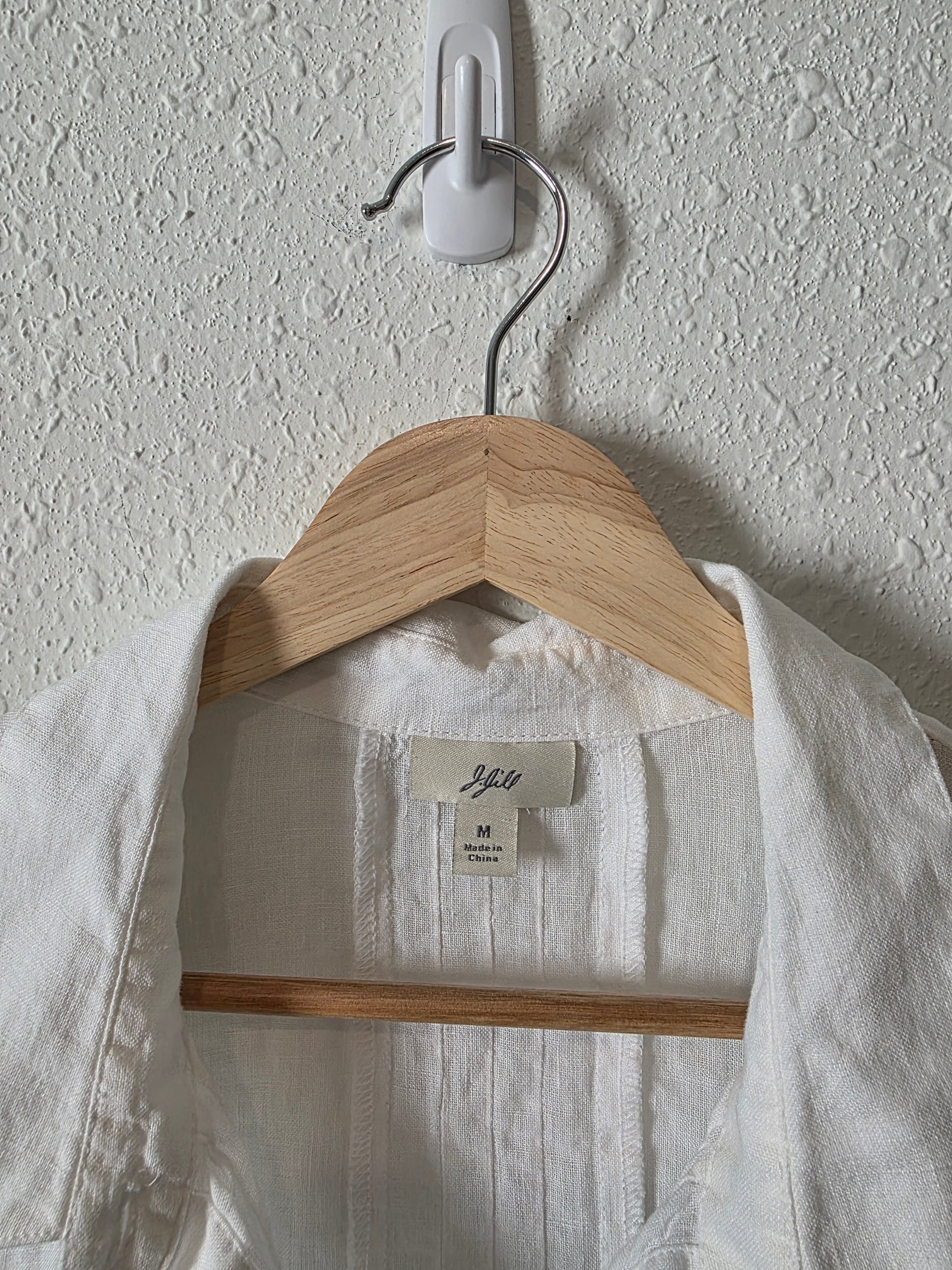 Vintage Linen Button Up (M)