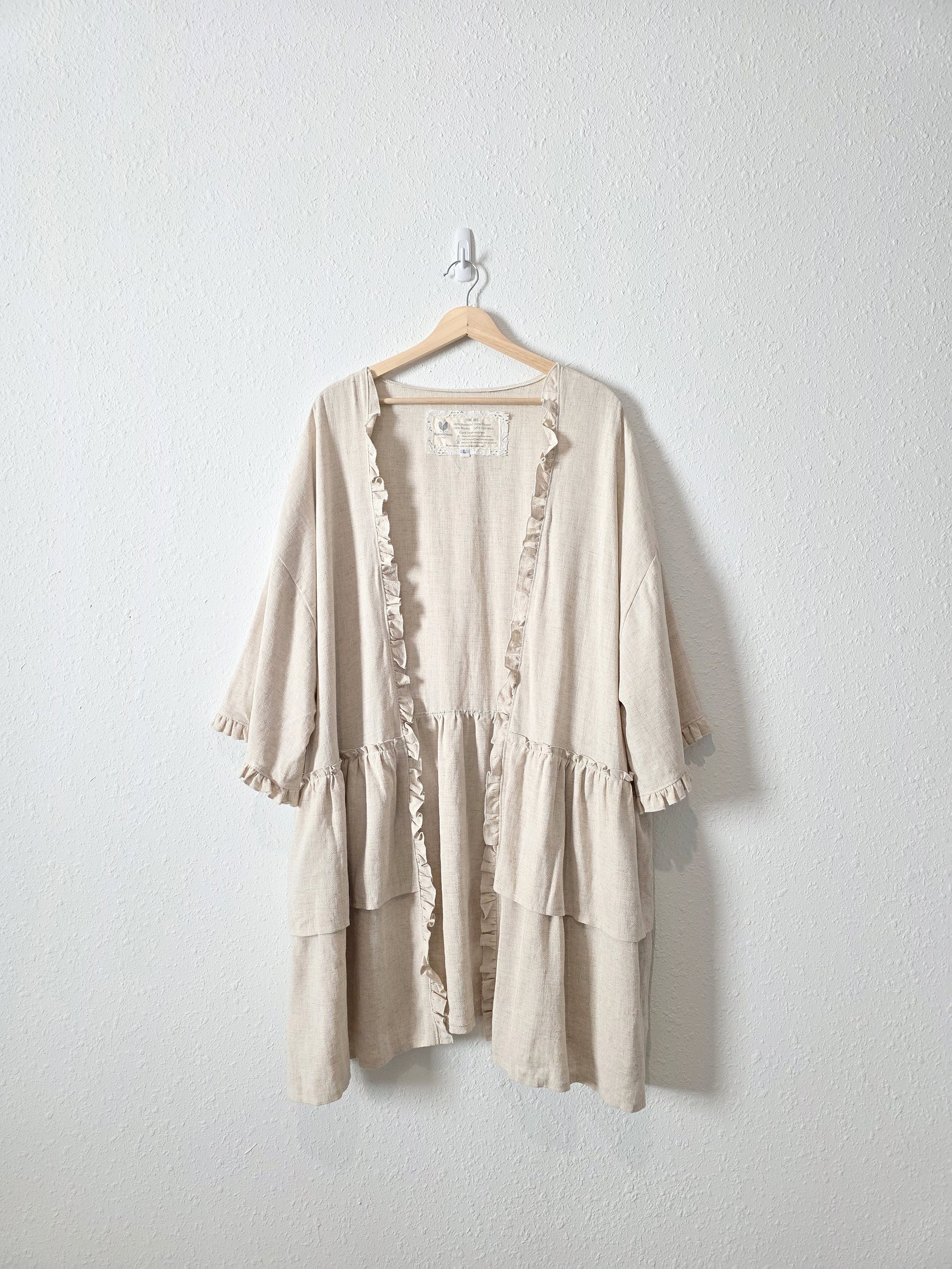 Oat Oversized Kimono Top (L)