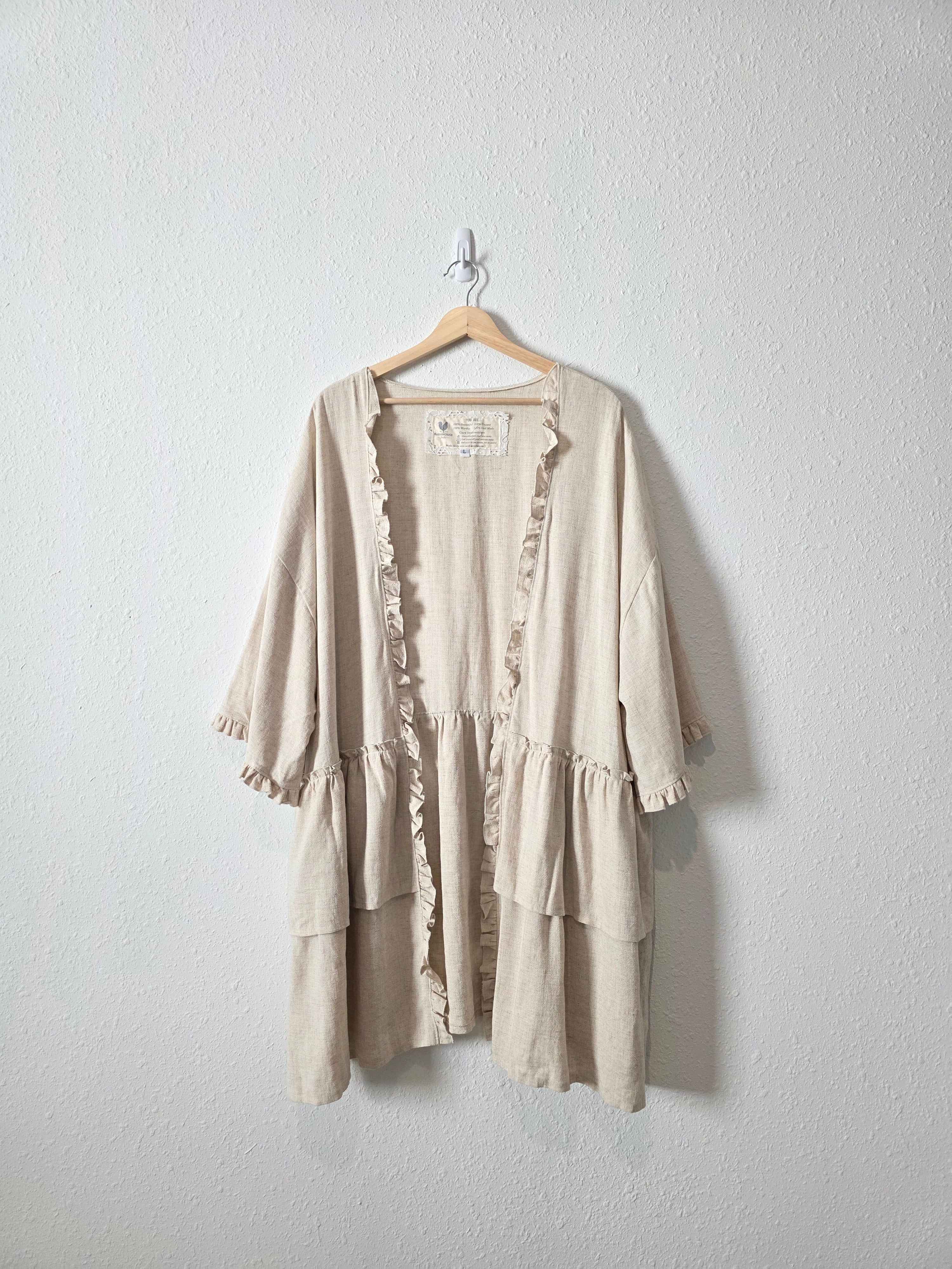 Oat Oversized Kimono Top (L)