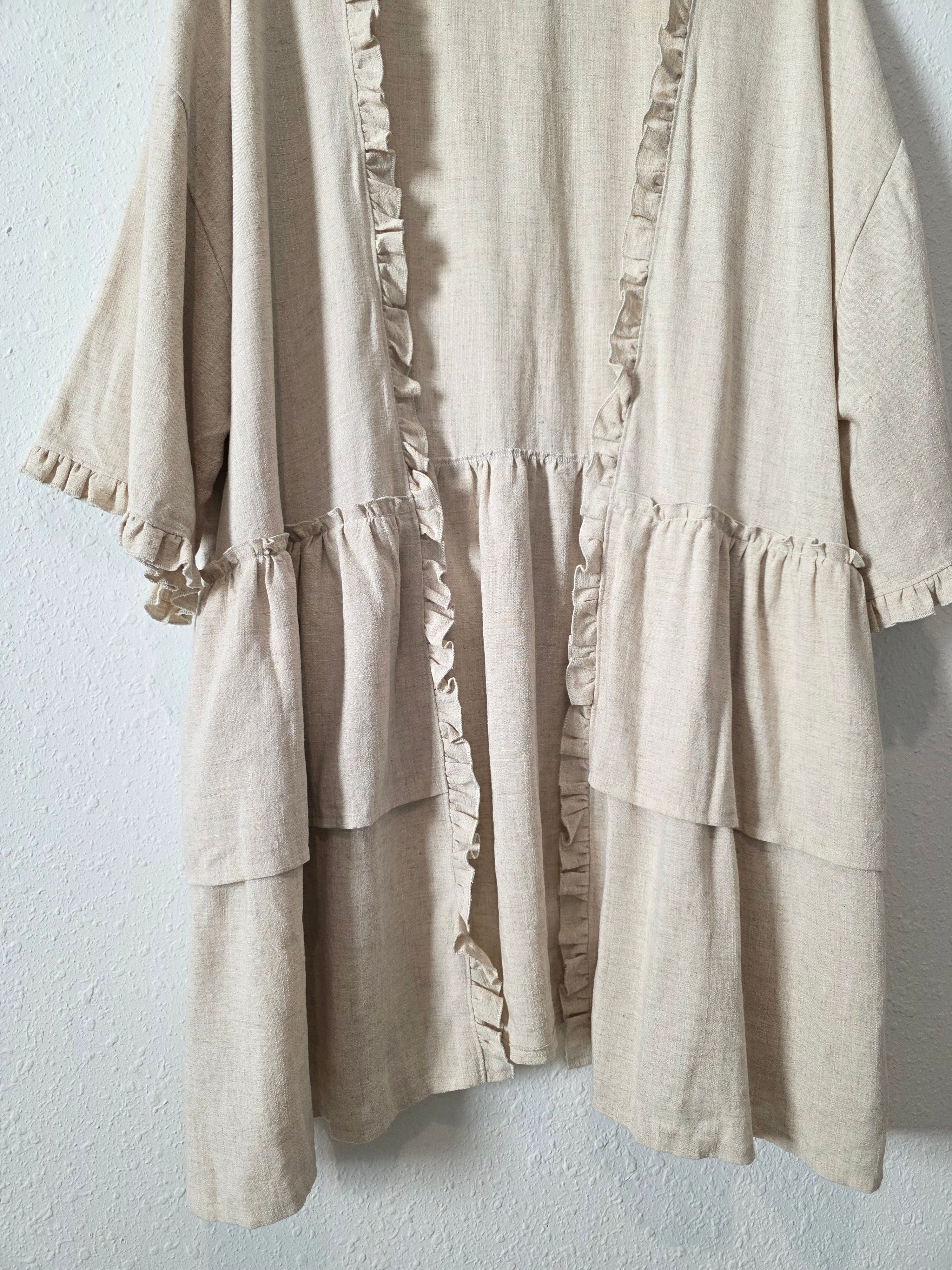 Oat Oversized Kimono Top (L)