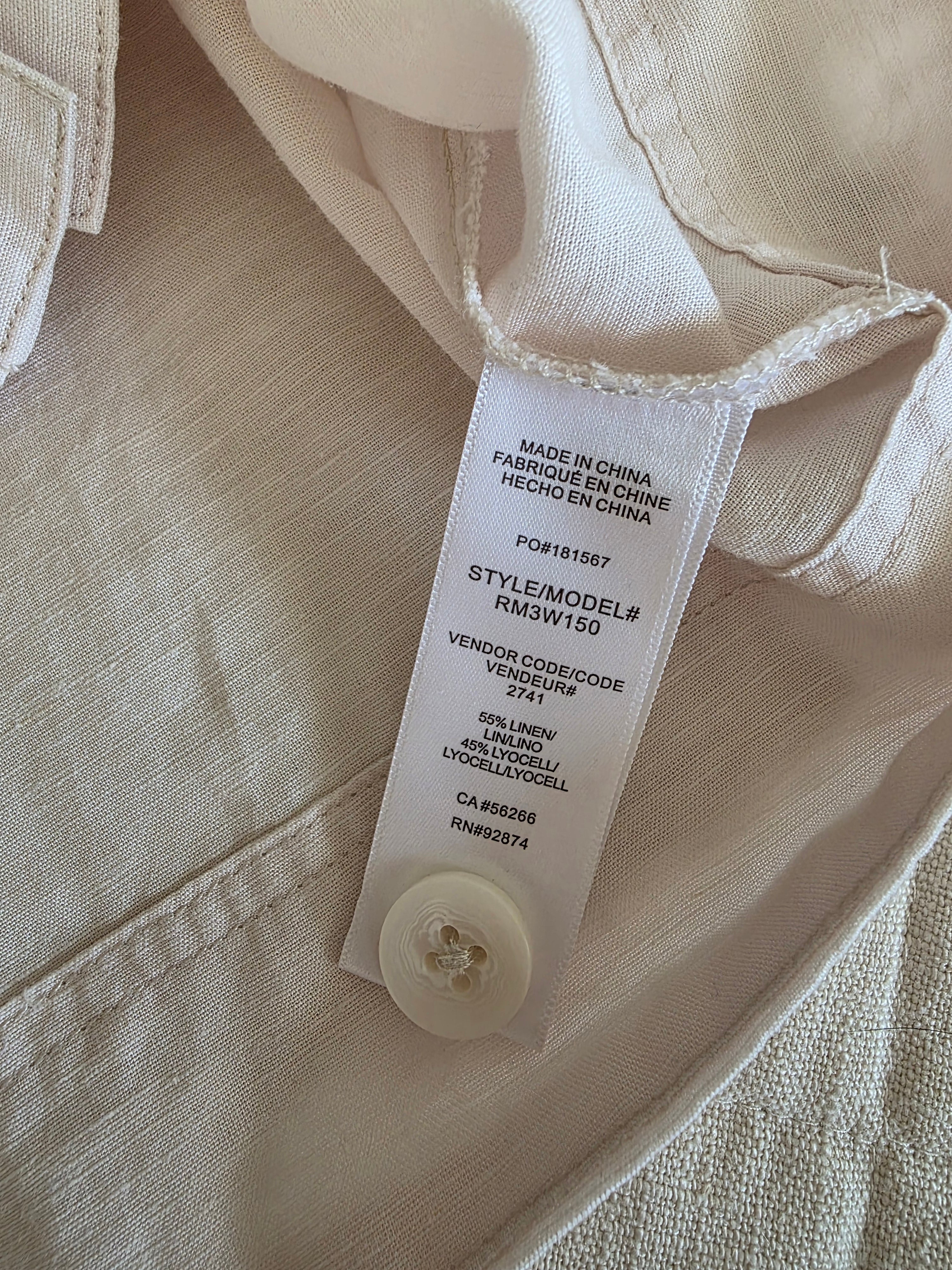 Splendid Linen Blend Crop Tank (XS)