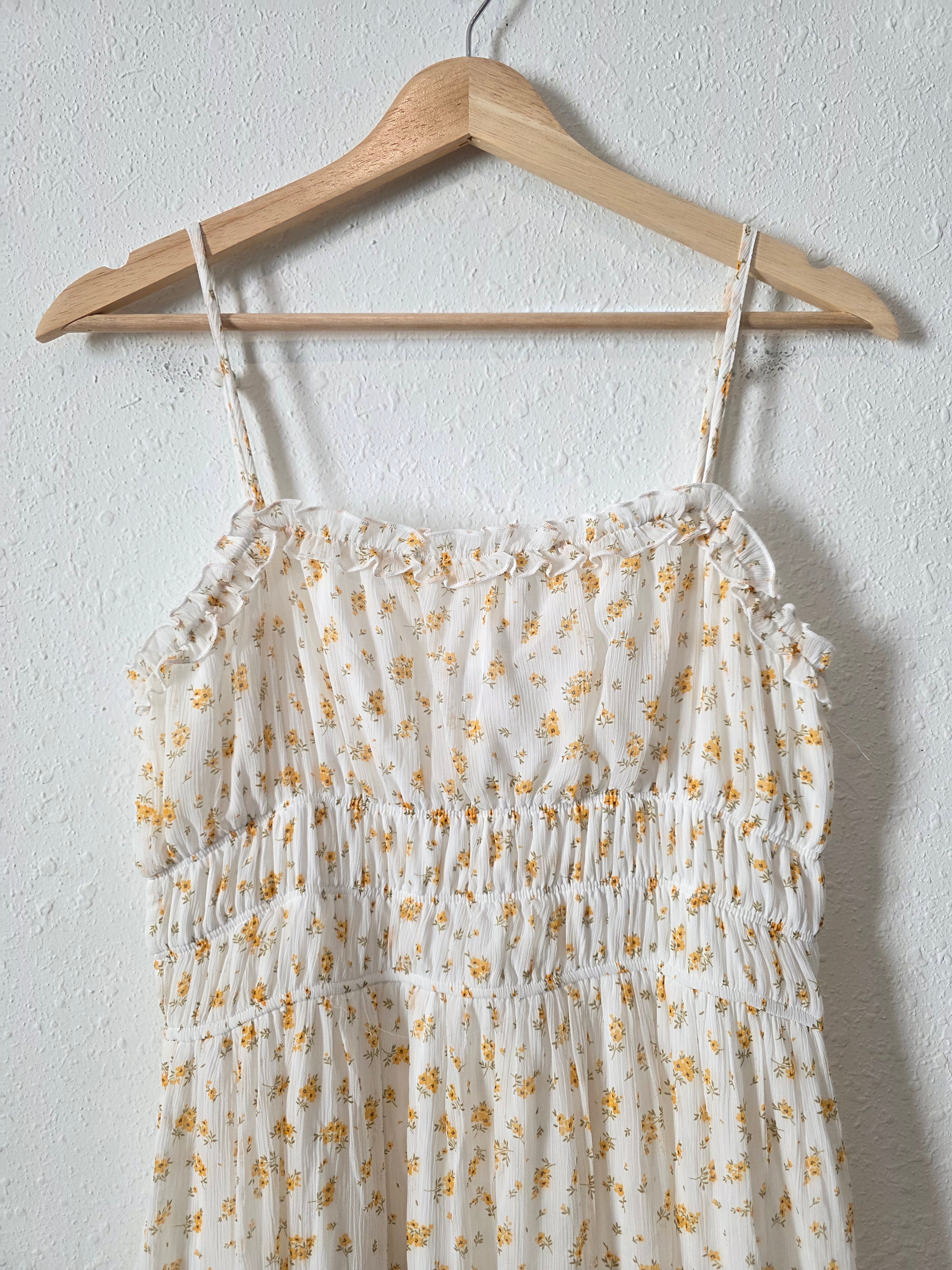 Dainty Floral Midi Dress (L)