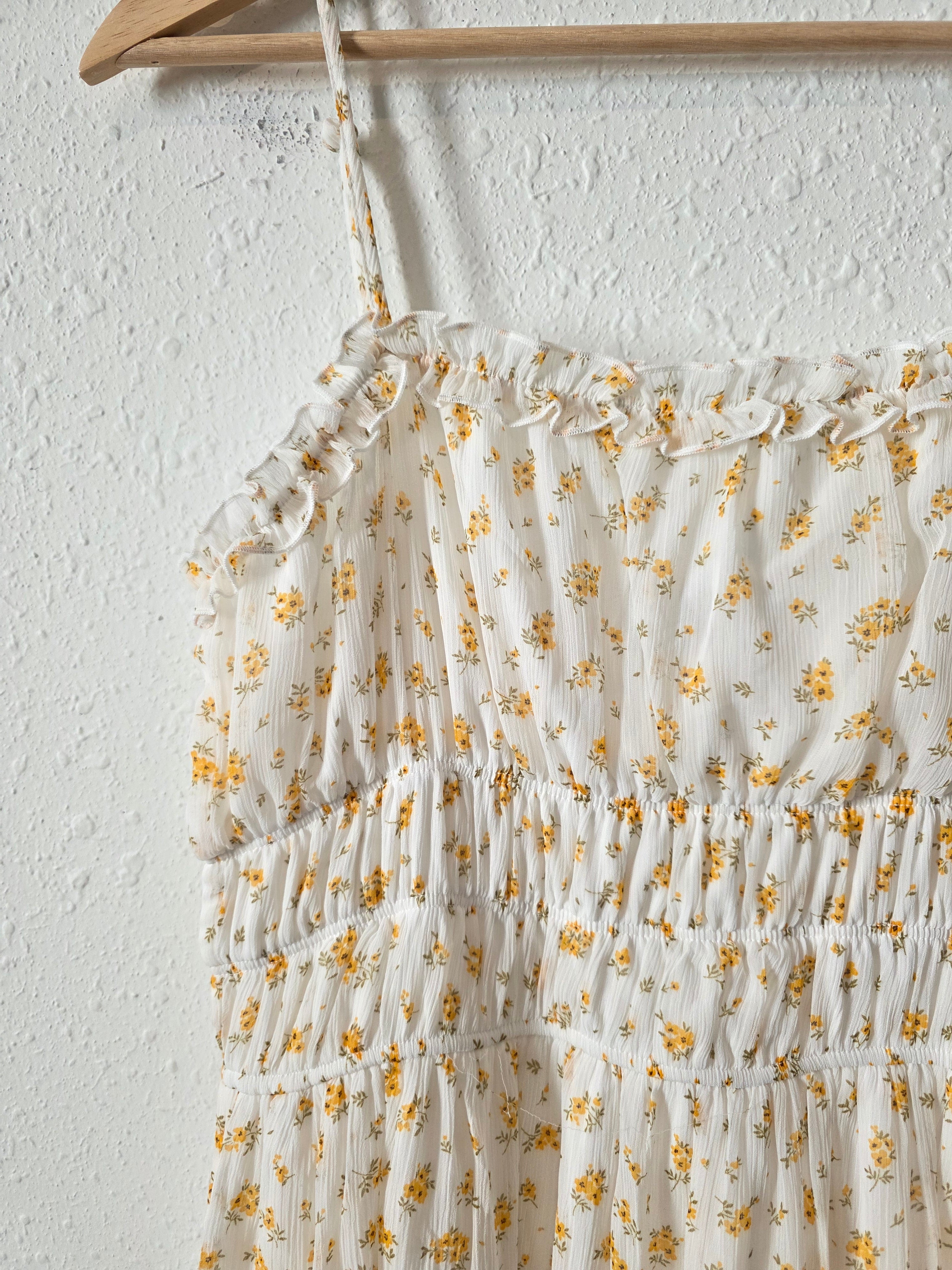 Dainty Floral Midi Dress (L)