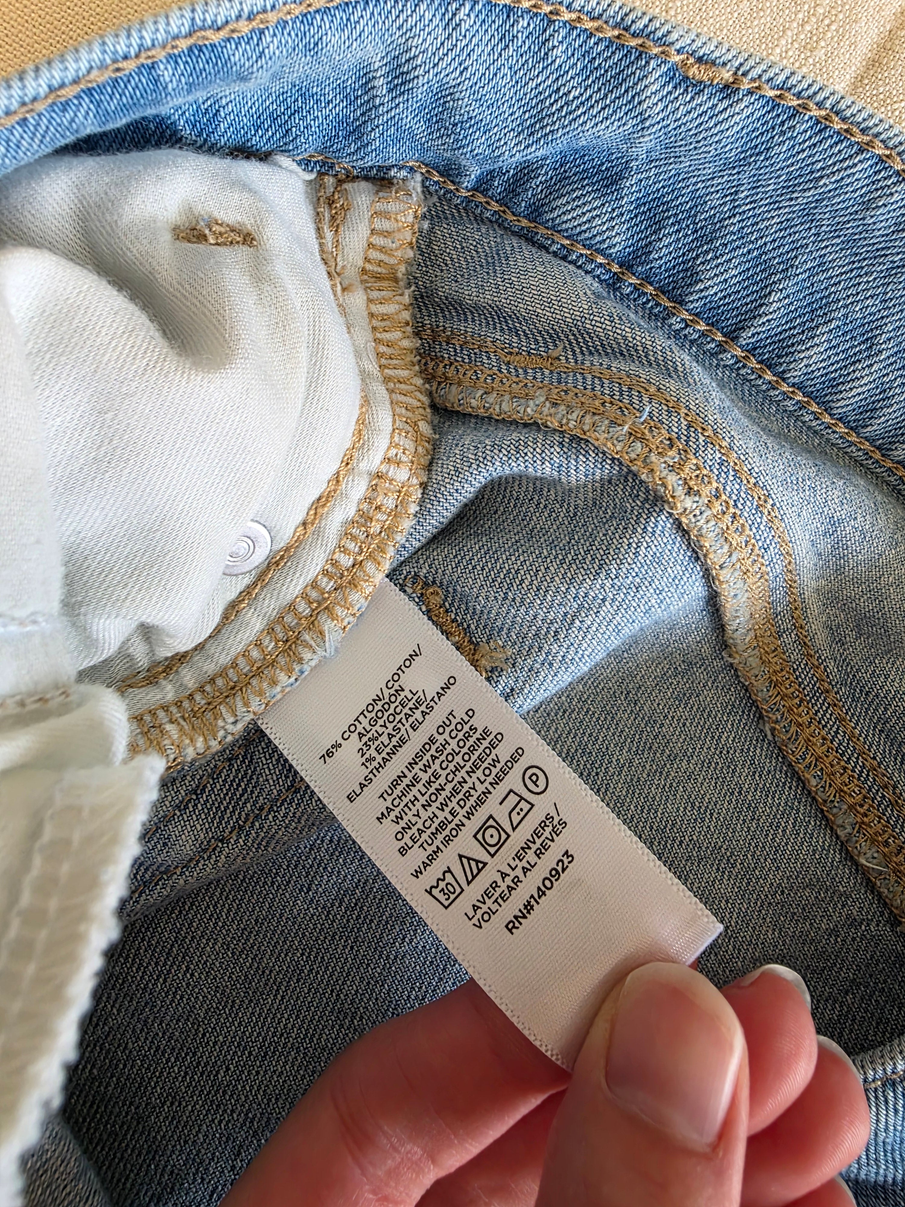 Loft High Rise Straight Jeans (30/10)