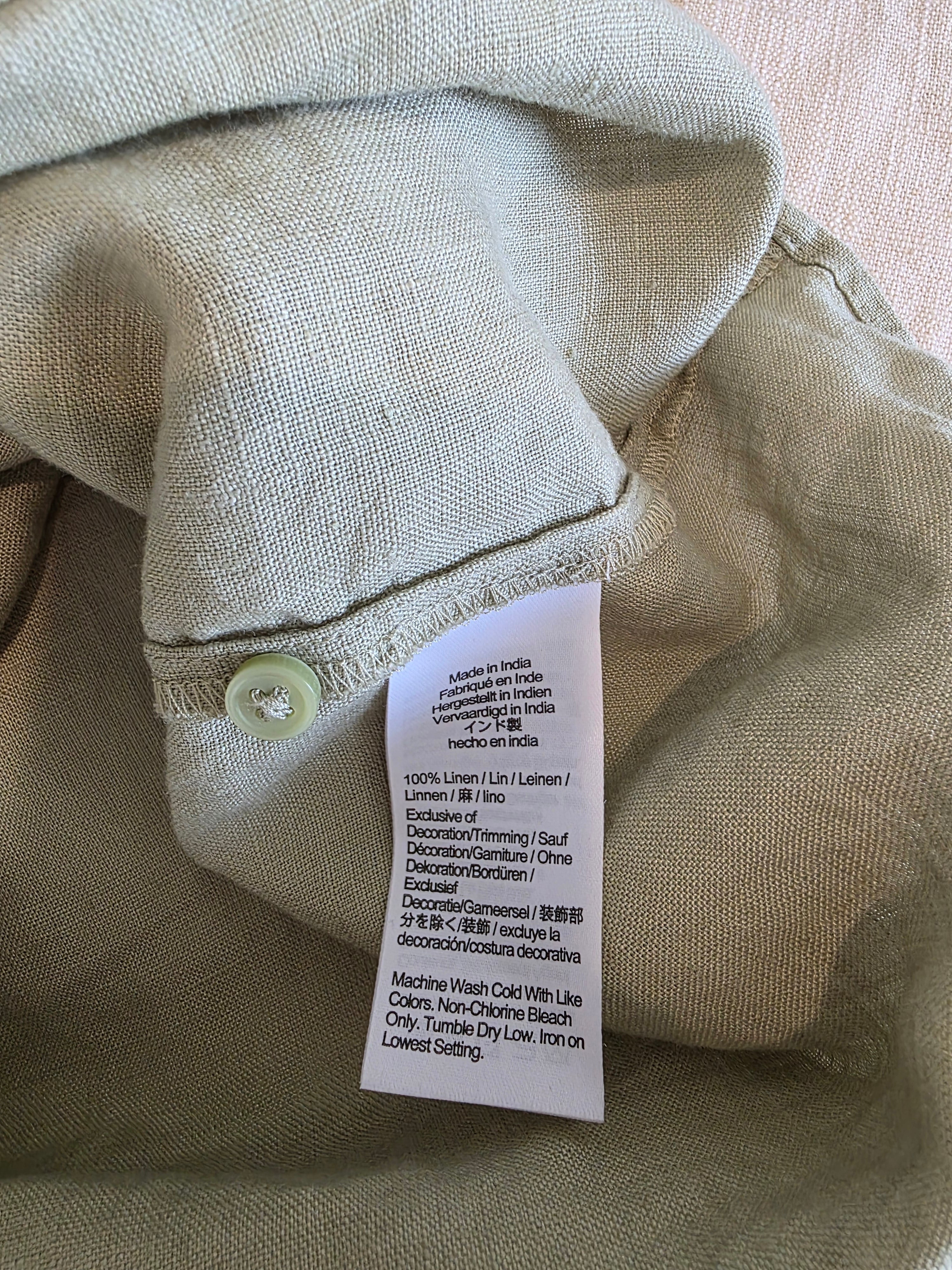 J.Crew Sage Linen Blouse (S)