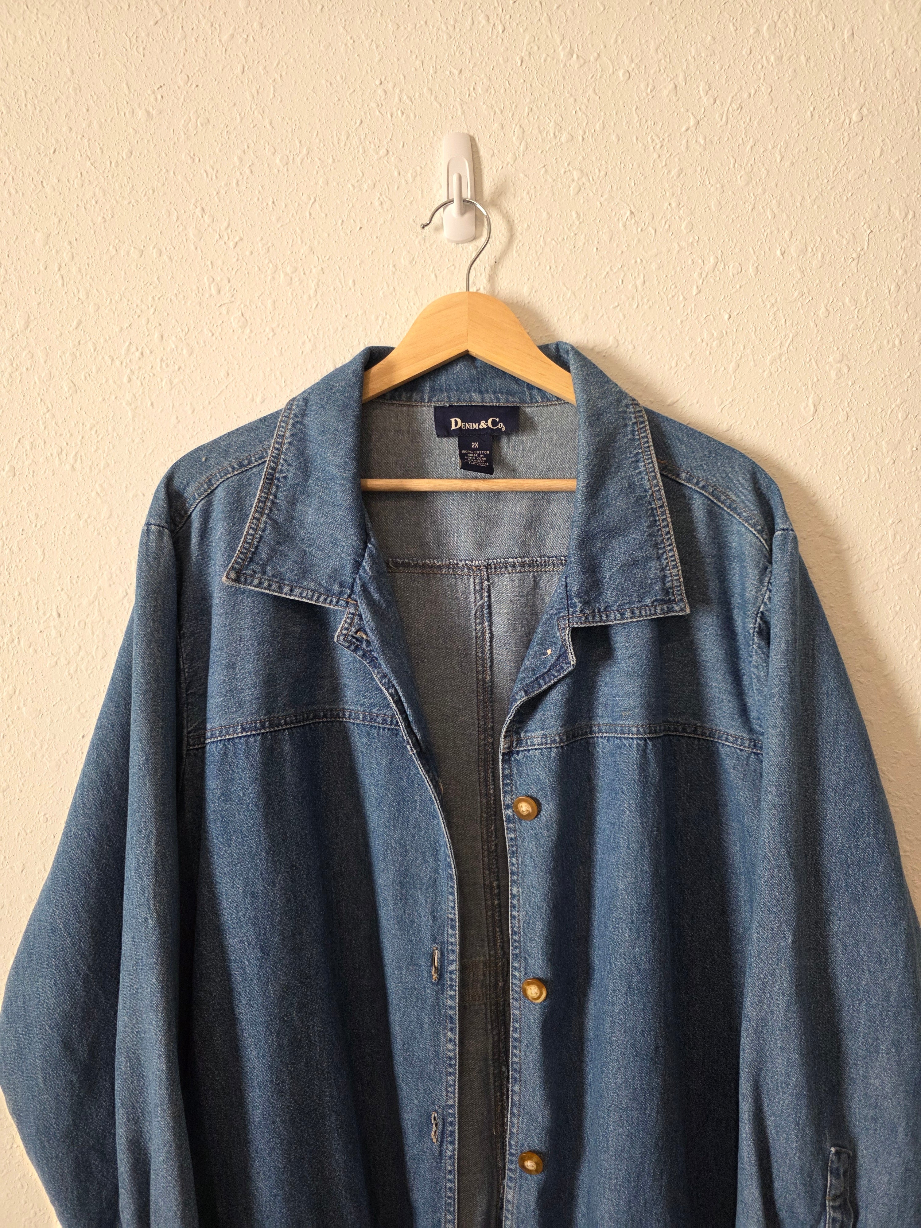 Vintage Denim Chore Jacket (2X)
