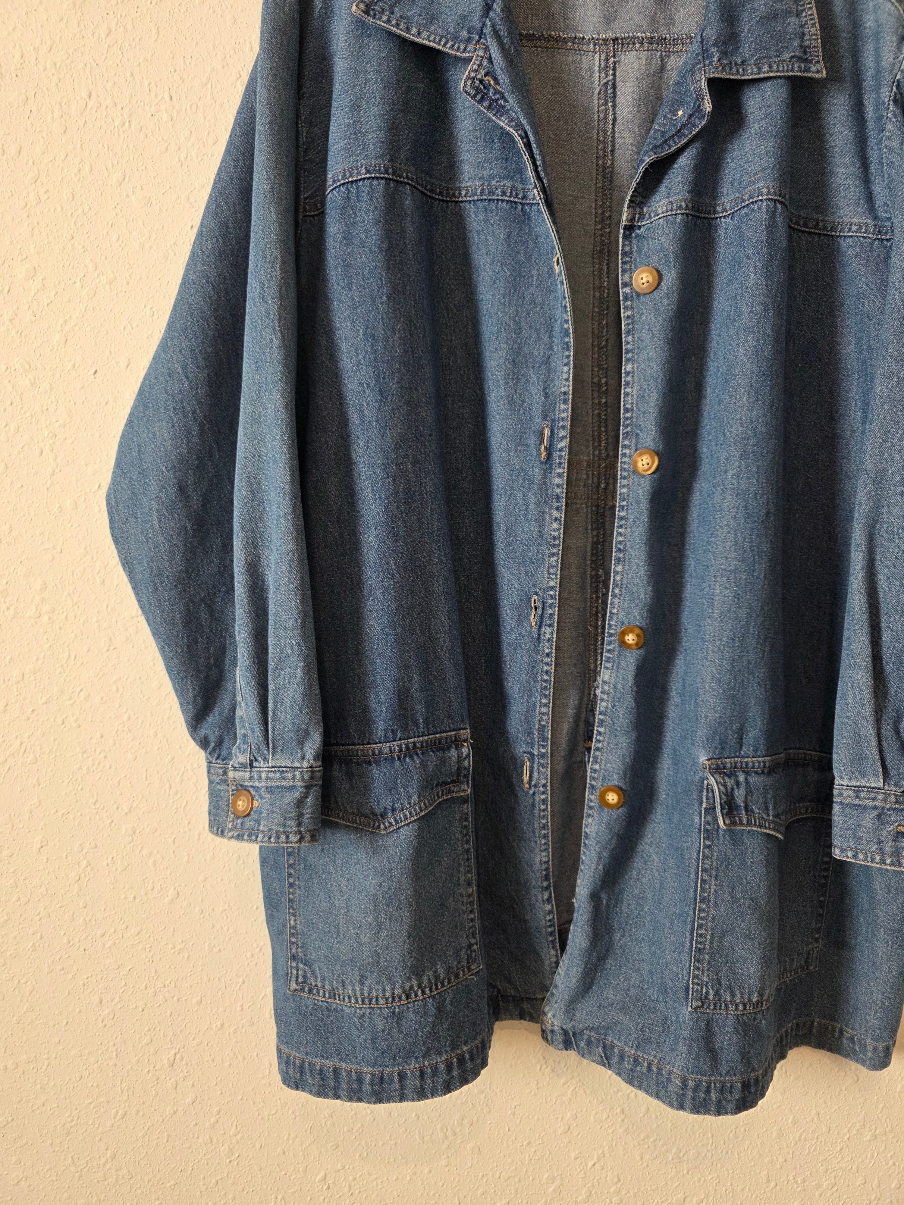Vintage Denim Chore Jacket (2X)