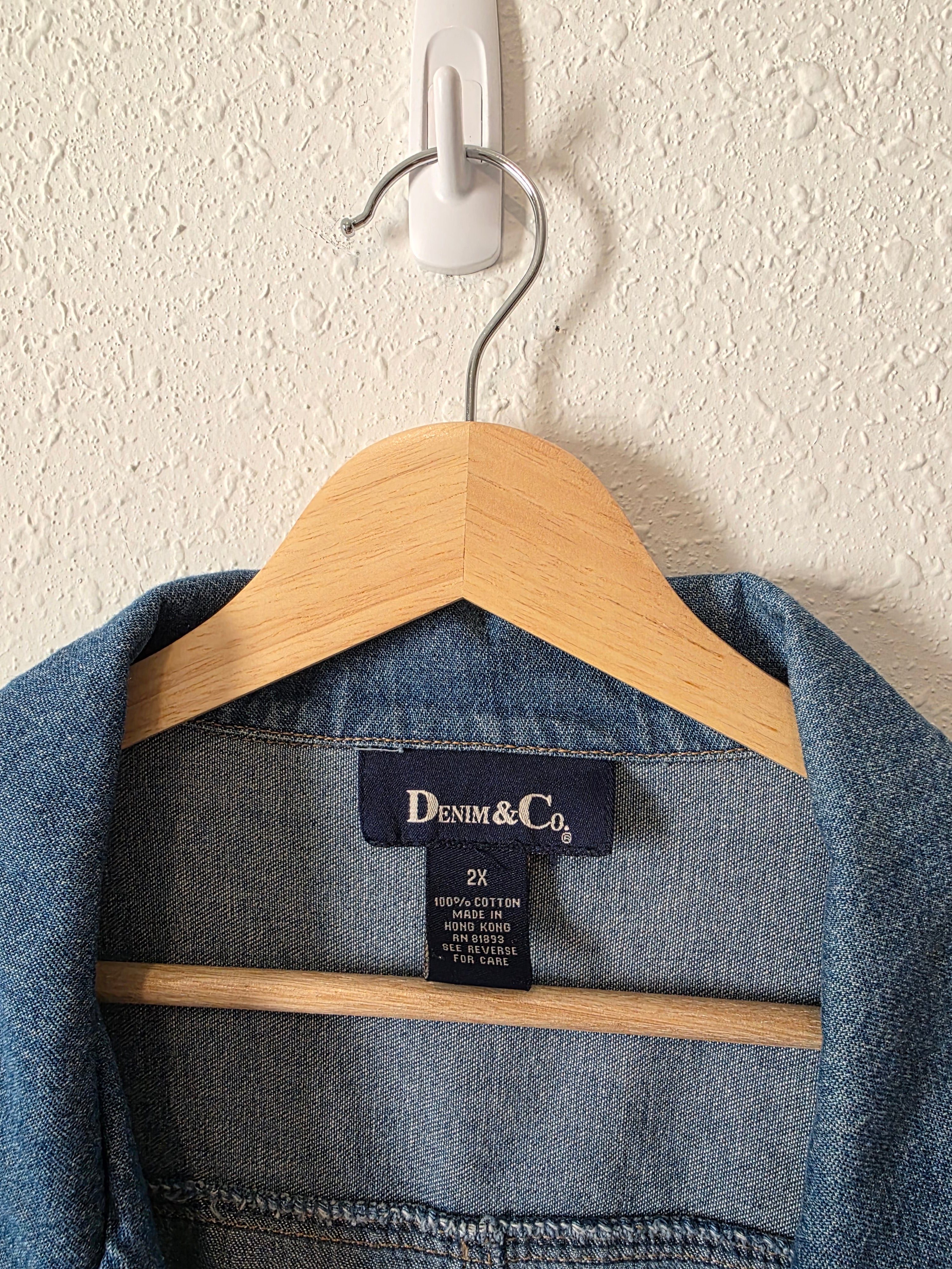 Vintage Denim Chore Jacket (2X)