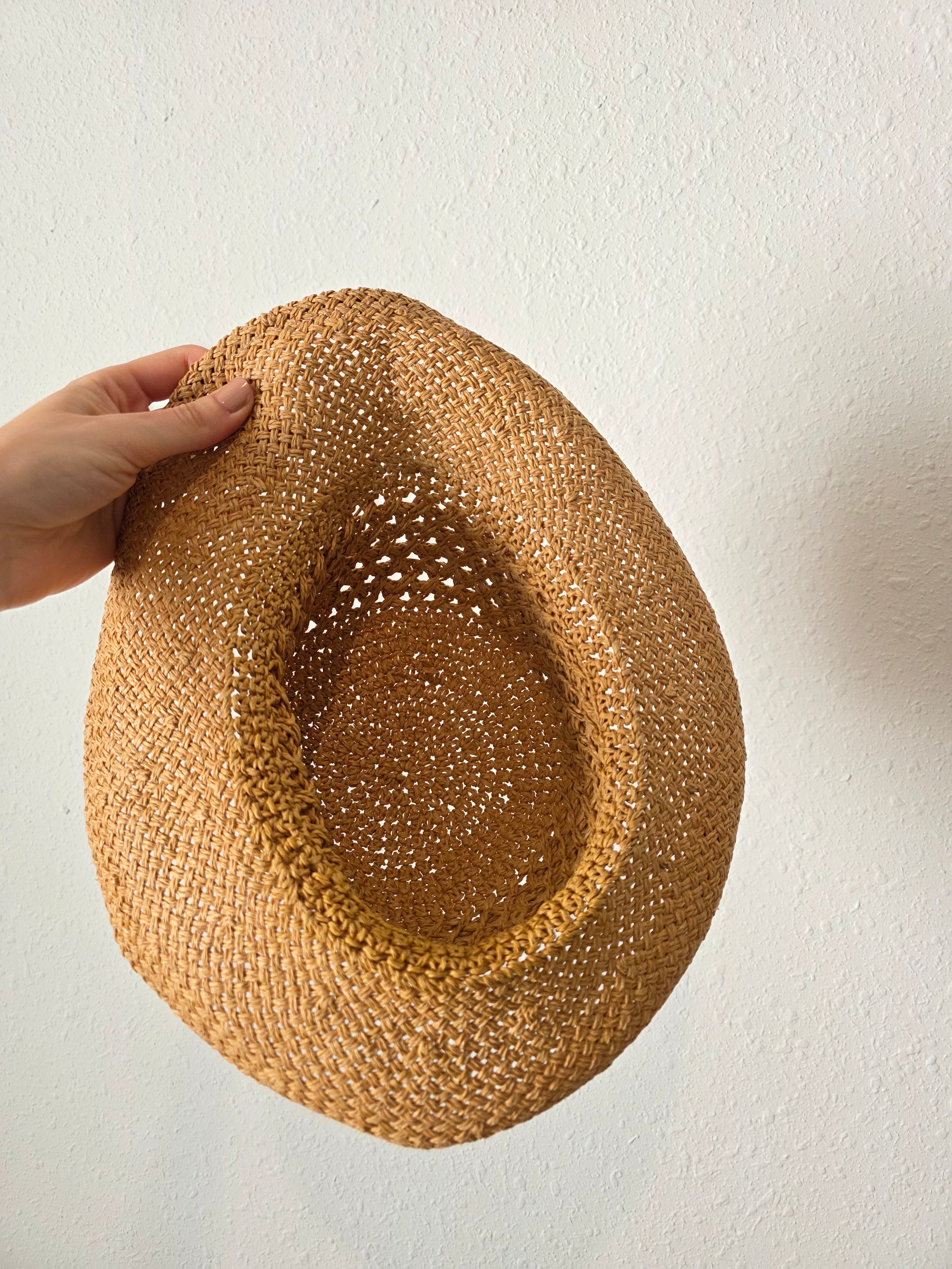 Beachy Straw Bucket Hat