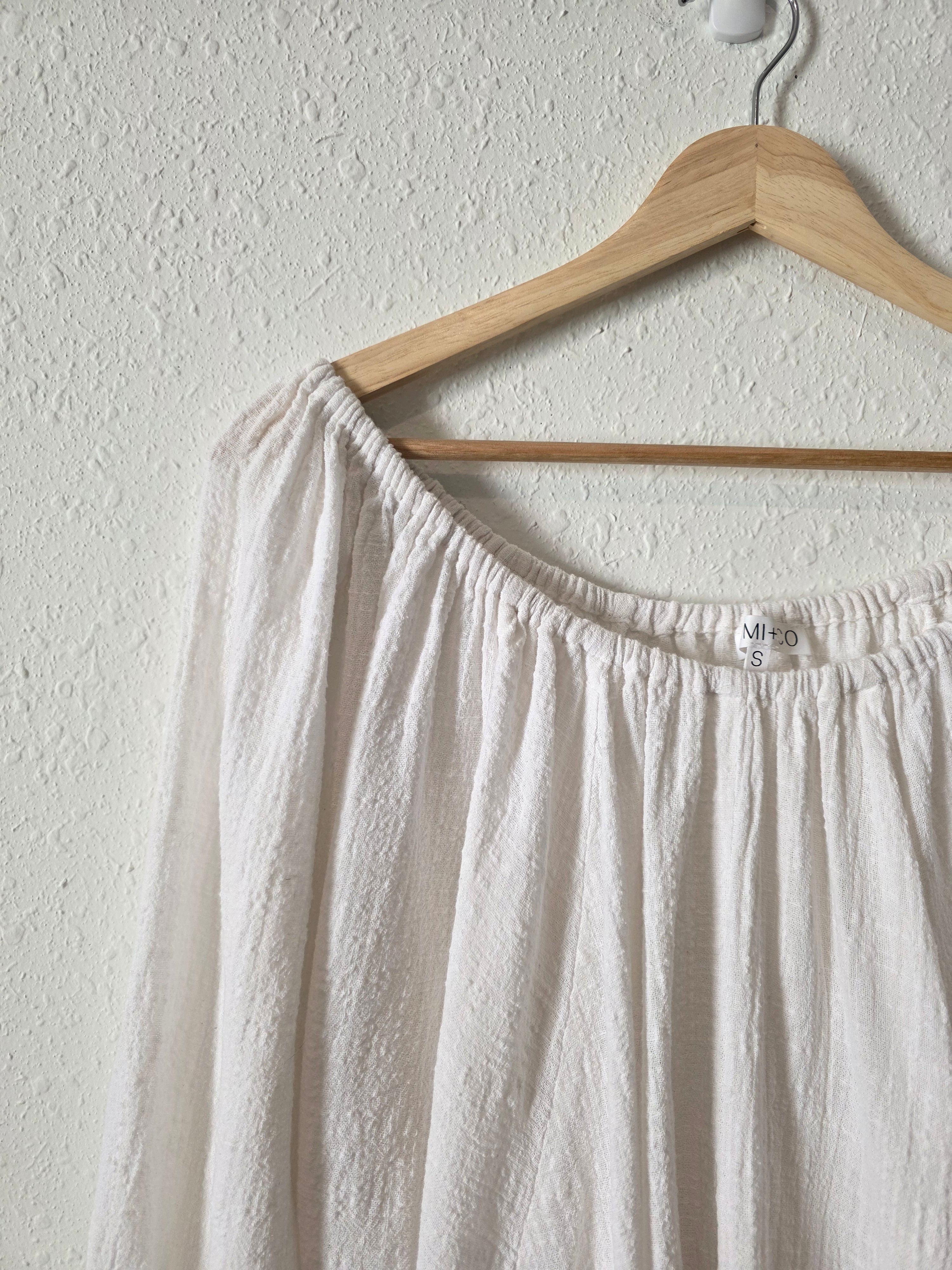Aemi + Co Textured Cotton Top (S)