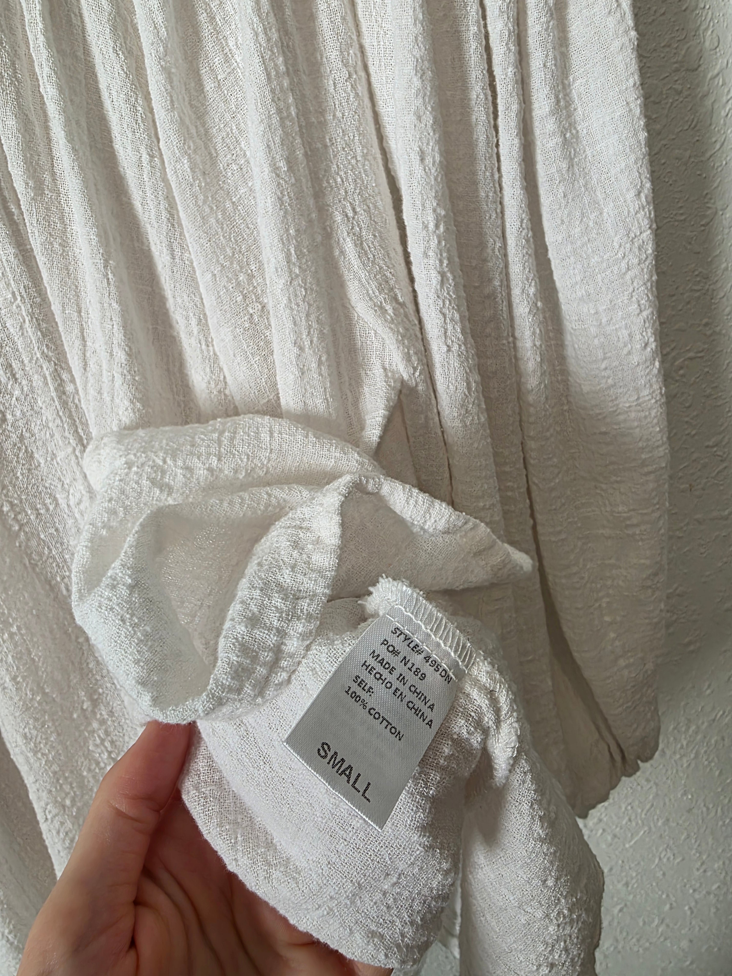 Aemi + Co Textured Cotton Top (S)