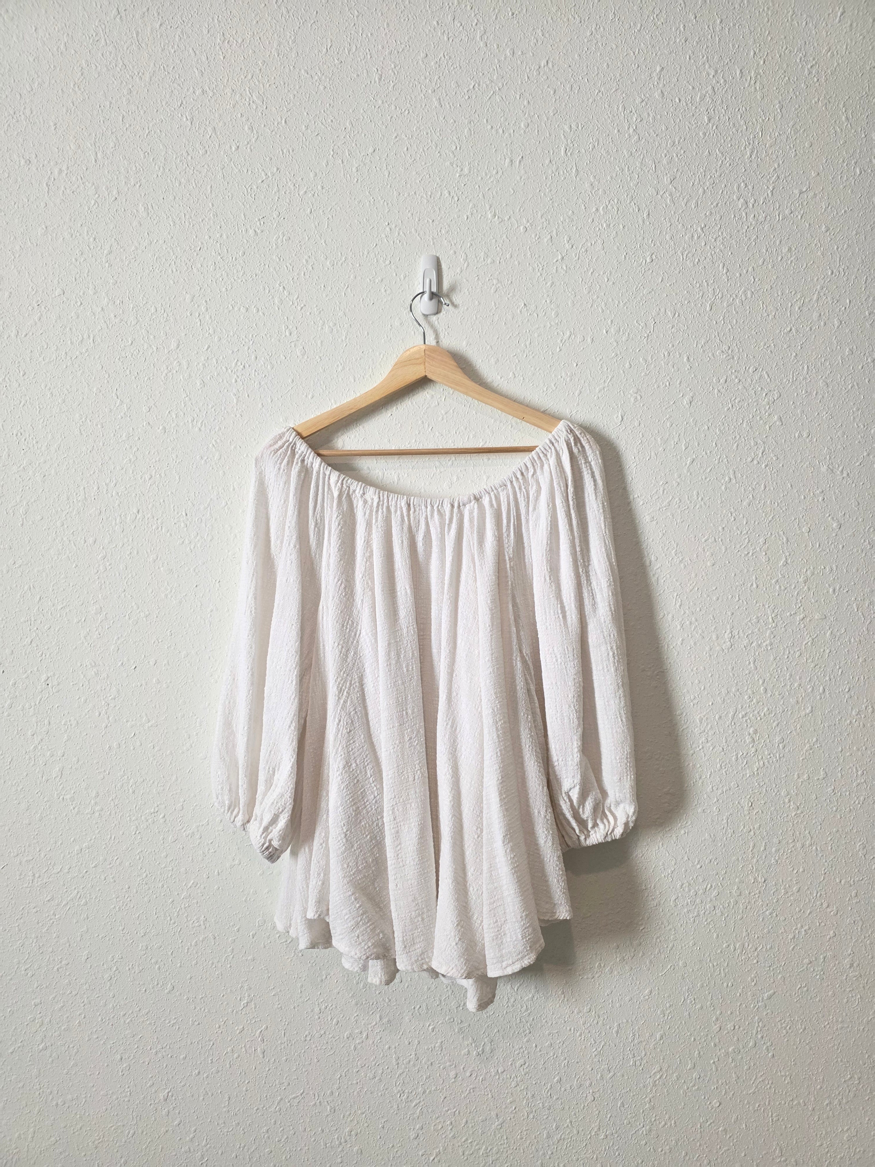 Aemi + Co Textured Cotton Top (S)
