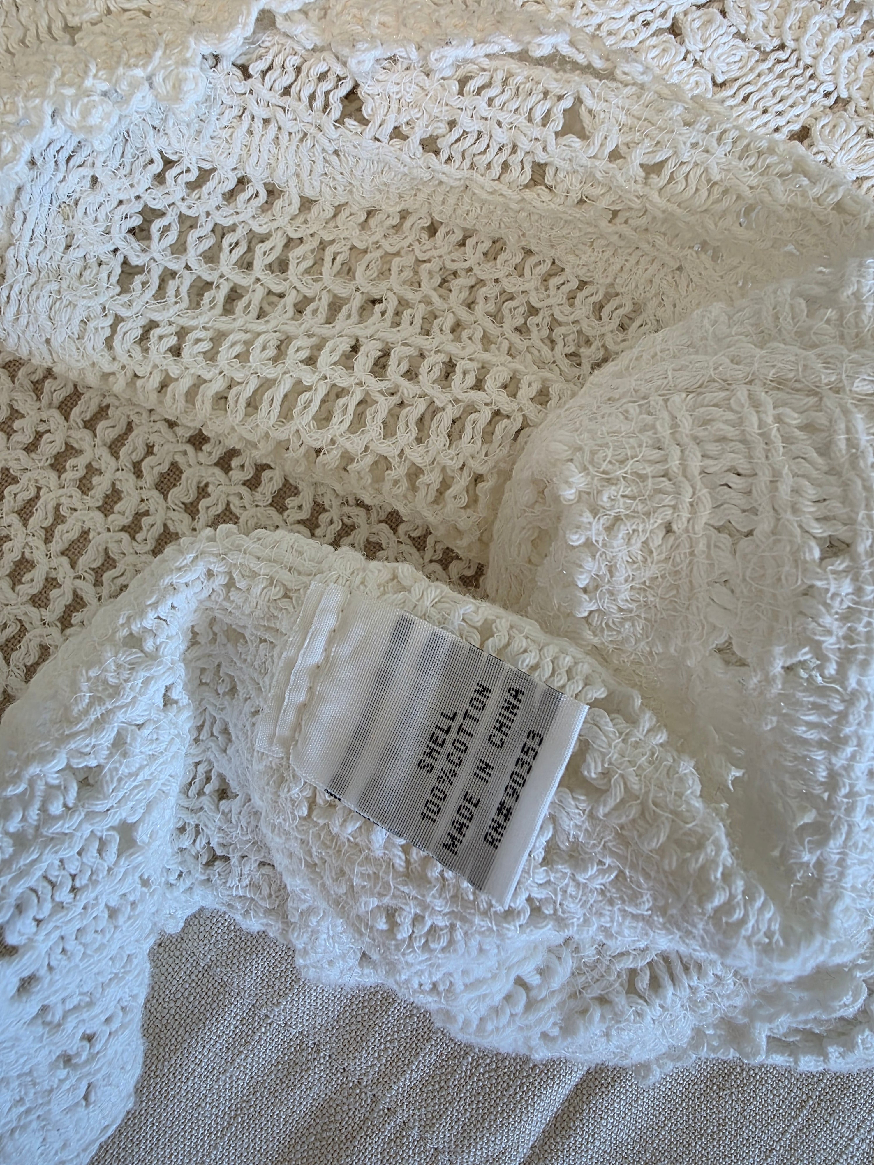 Crochet Button Up Top (S)