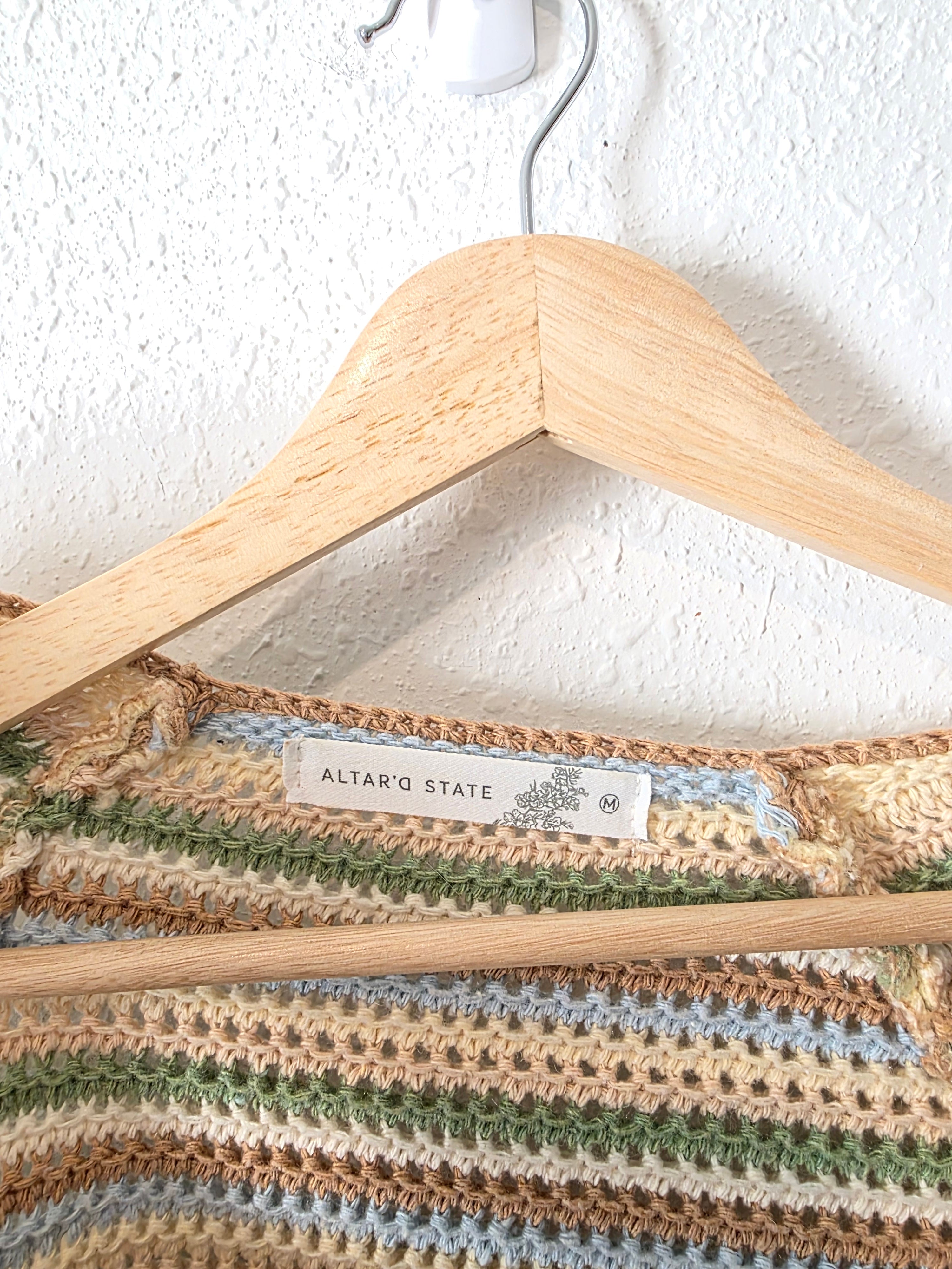 Altar'd State Crochet Sweater (M)